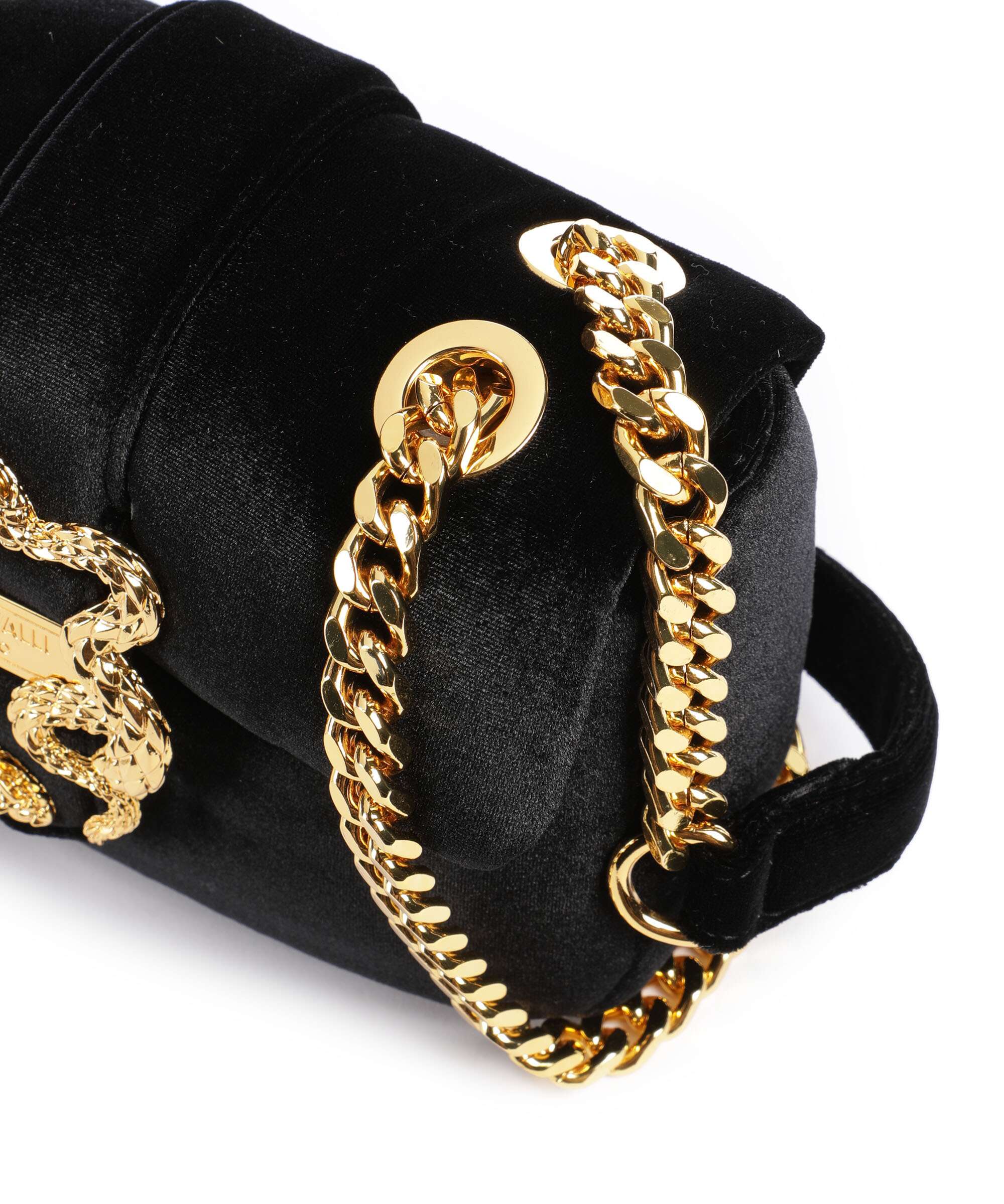Just Cavalli Iconic Snakes Puffy Schoudertas black - Image 5
