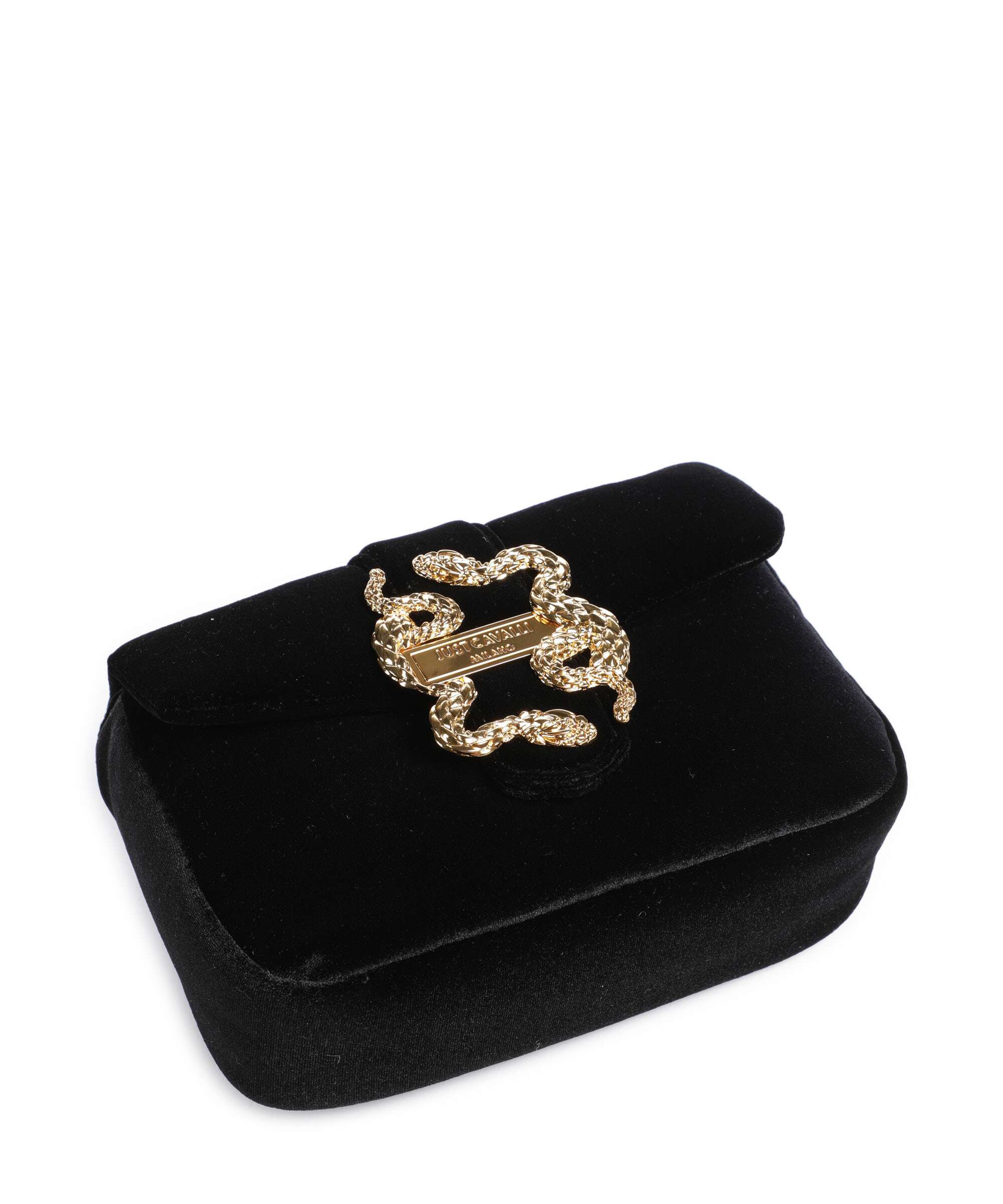 Just Cavalli Iconic Snakes Puffy Schoudertas black - Image 6