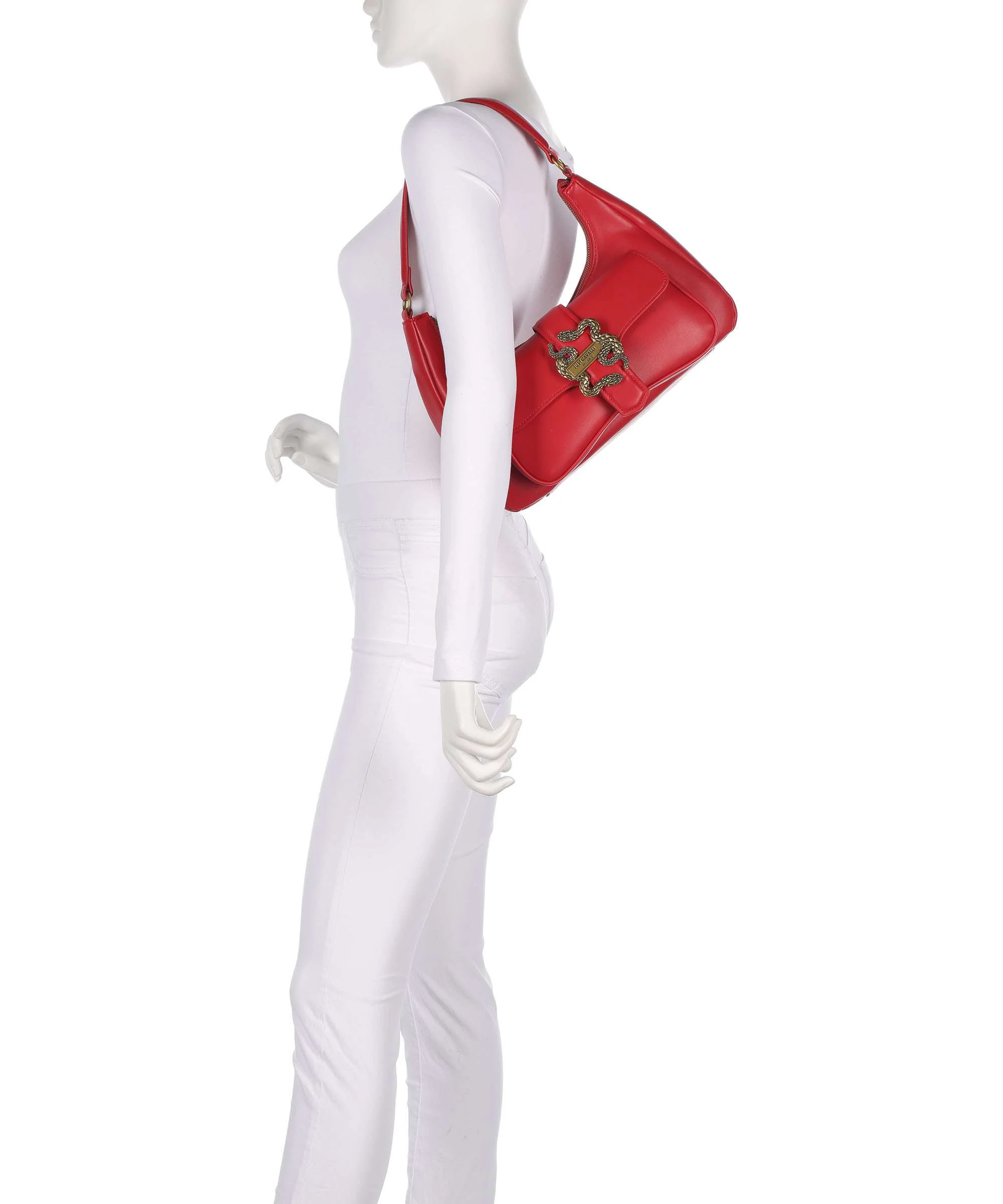 Just Cavalli Iconic Snakes Schoudertas tango red - Image 4