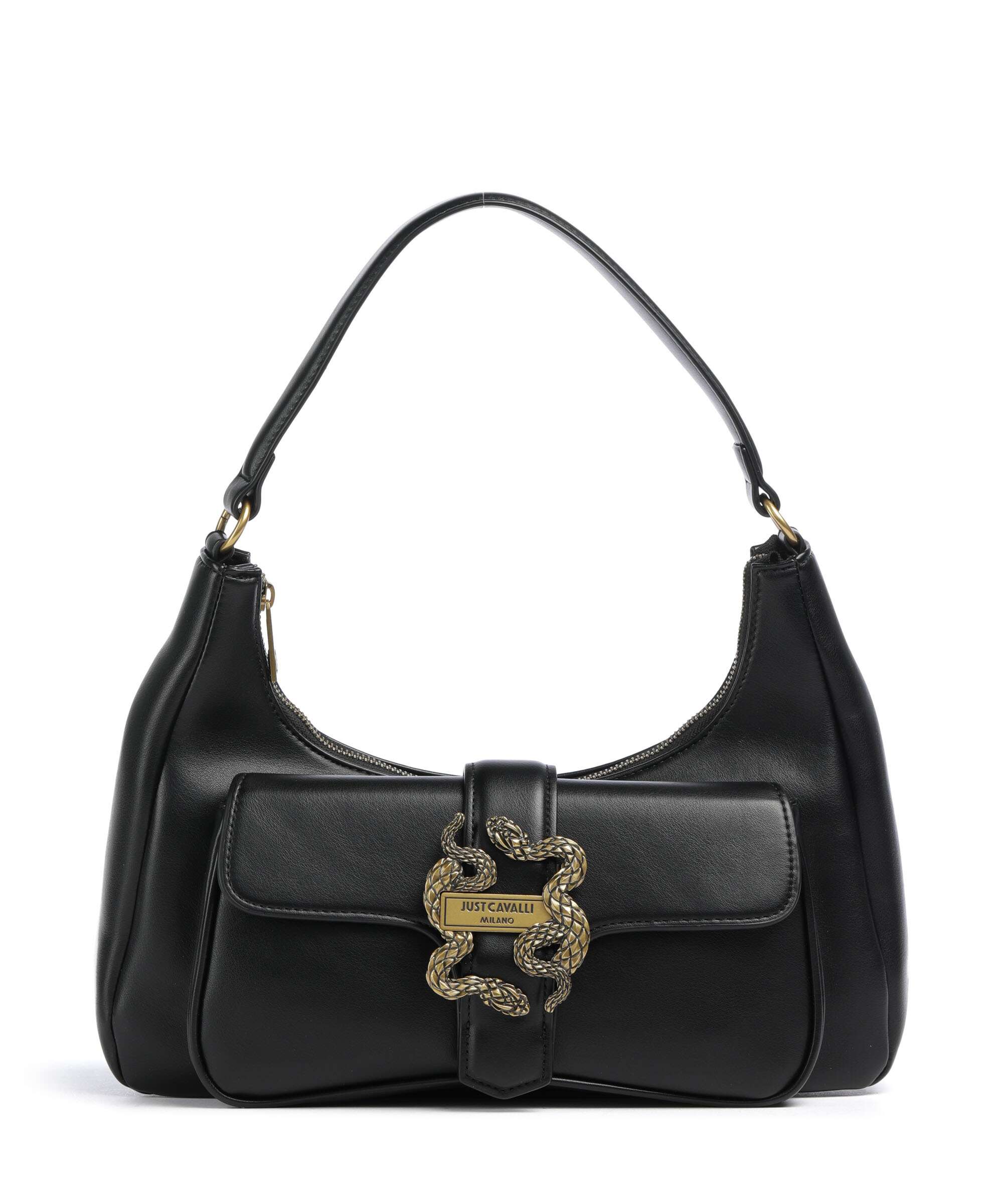 Just Cavalli Iconic Snakes Schoudertas black