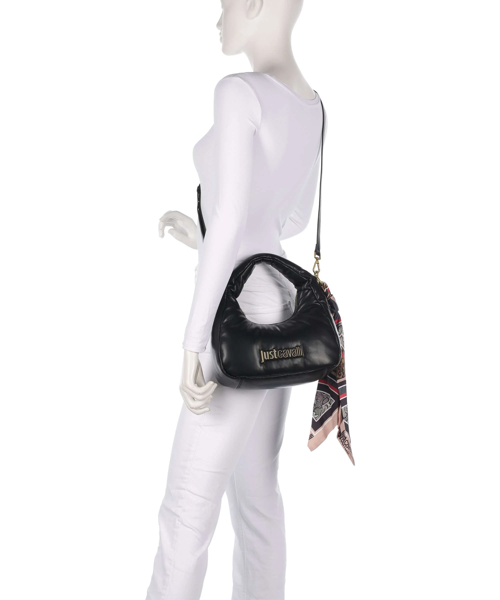 Just Cavalli Puffy Foulard Handtas black - Image 3