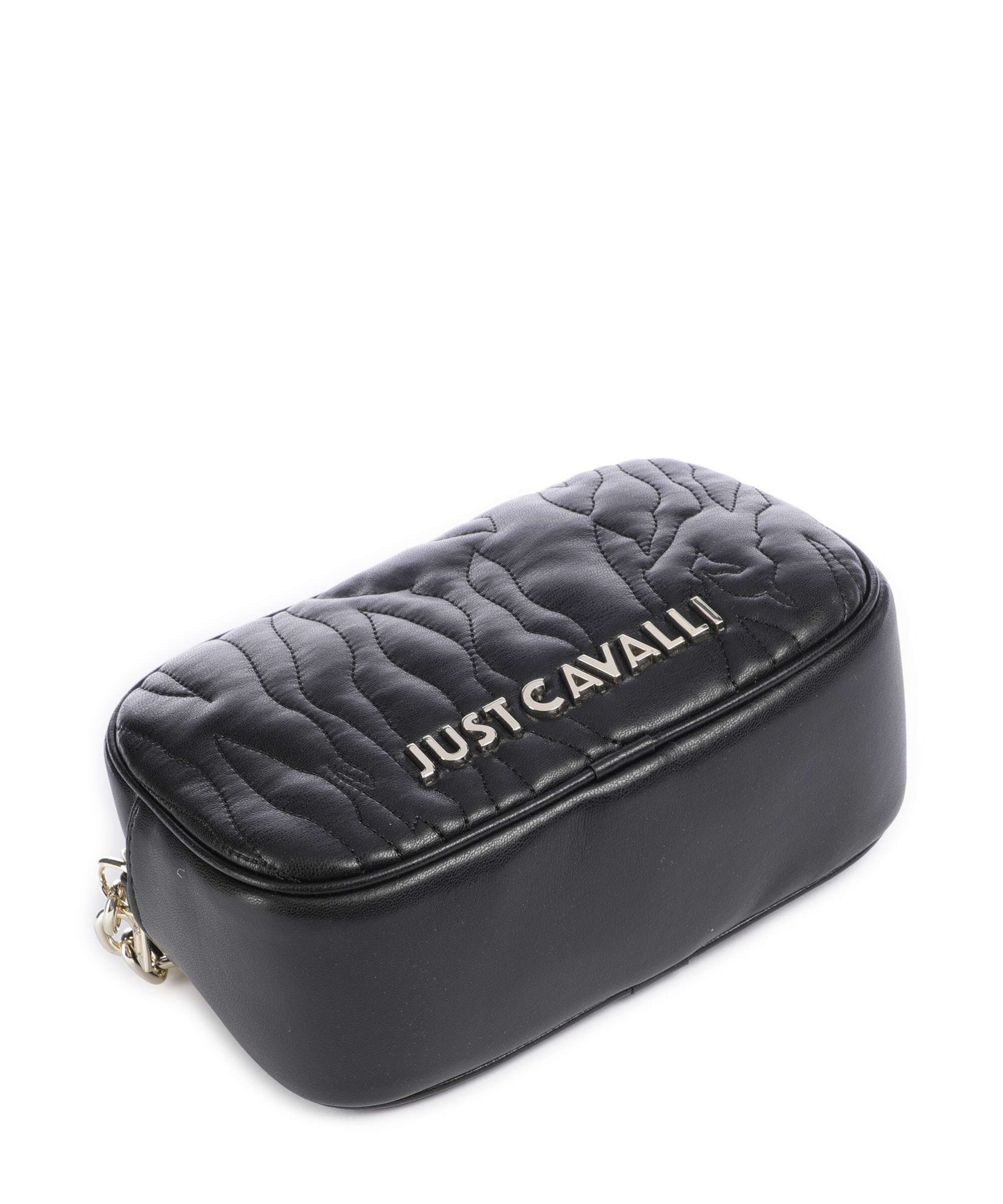 Just Cavalli Quilted Zebra Crossbody tas black - Image 5