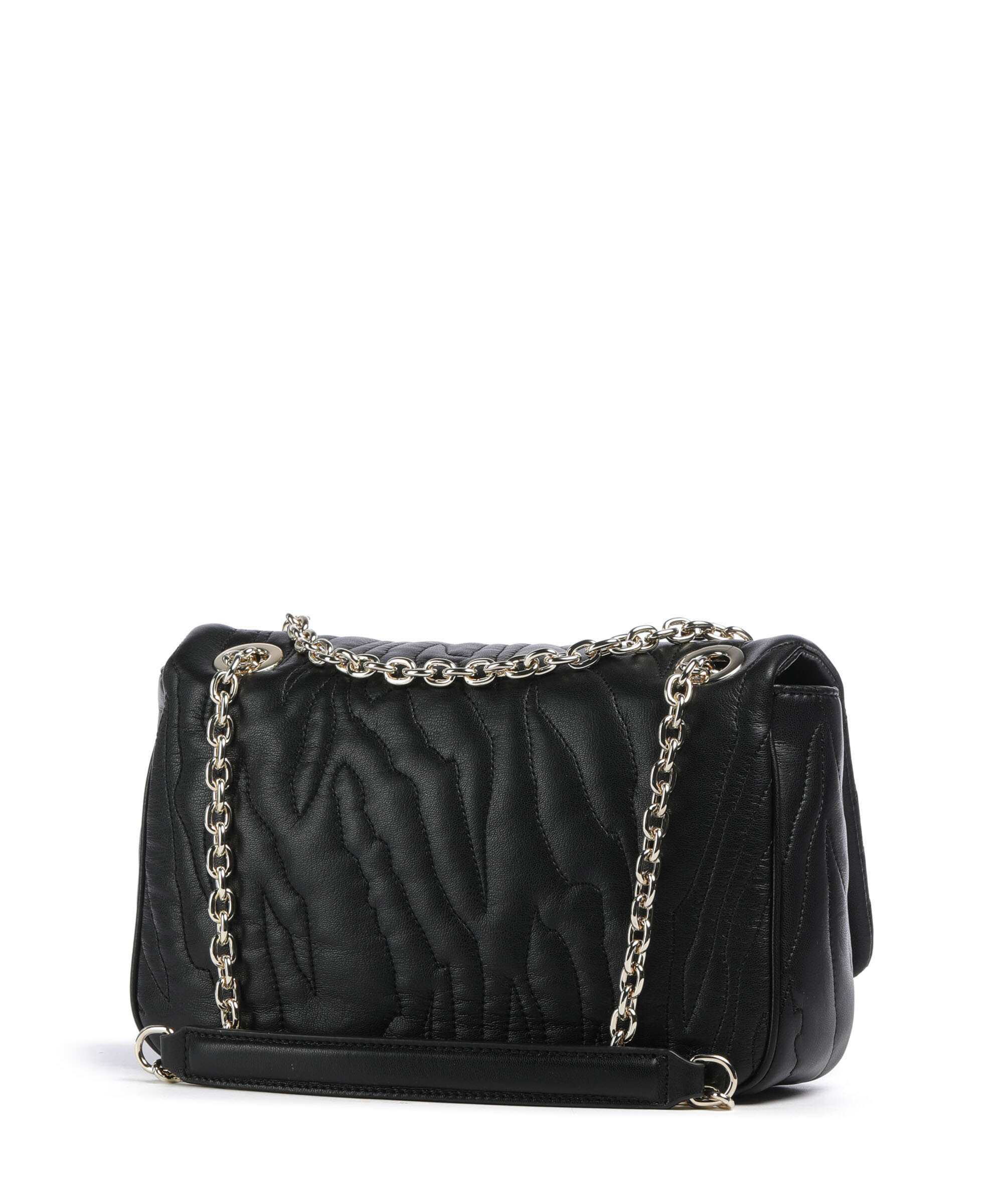 Just Cavalli Quilted Zebra Schoudertas black - Image 2