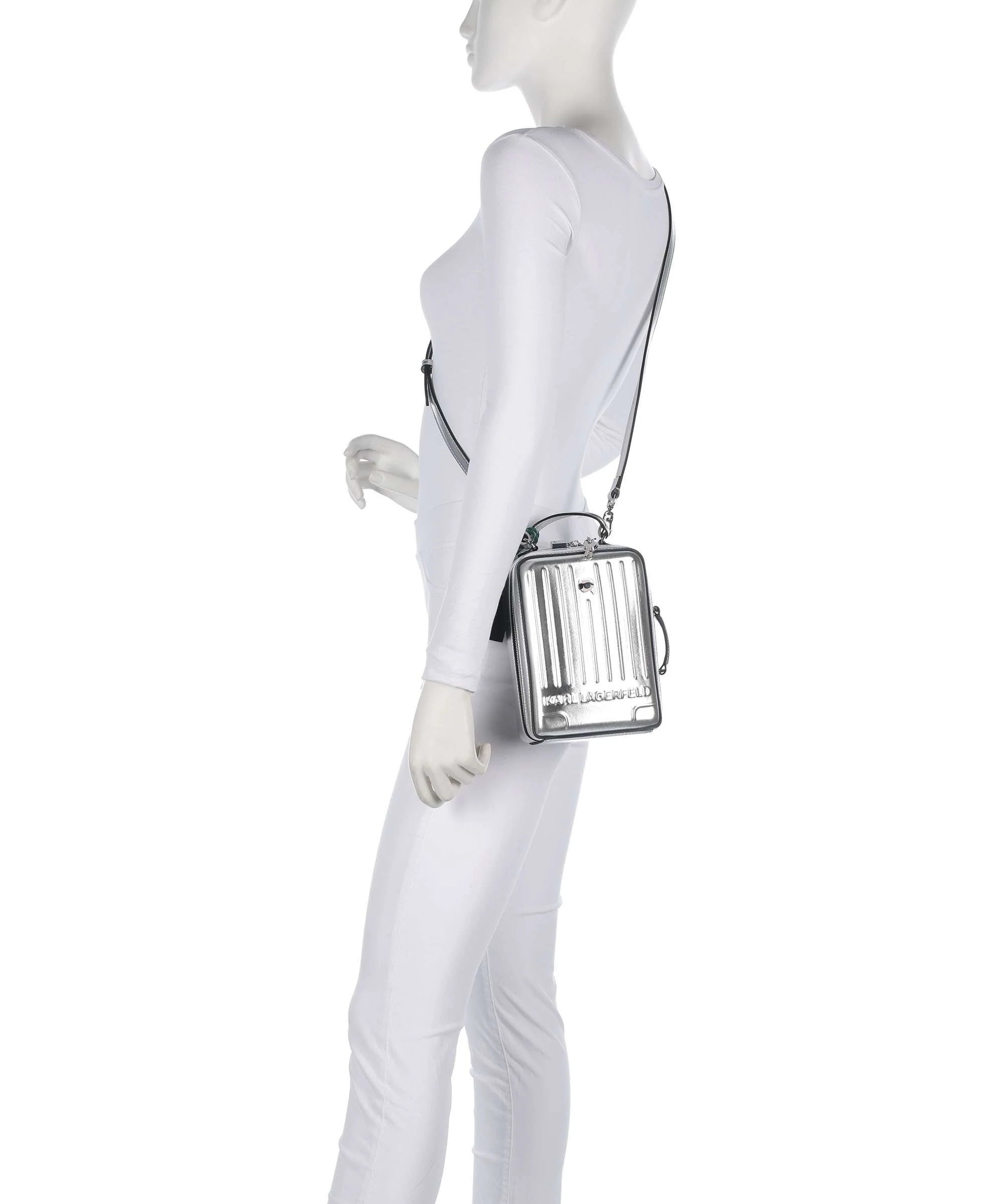 Karl Lagerfeld Ikon Crossbody tas silver - Image 3