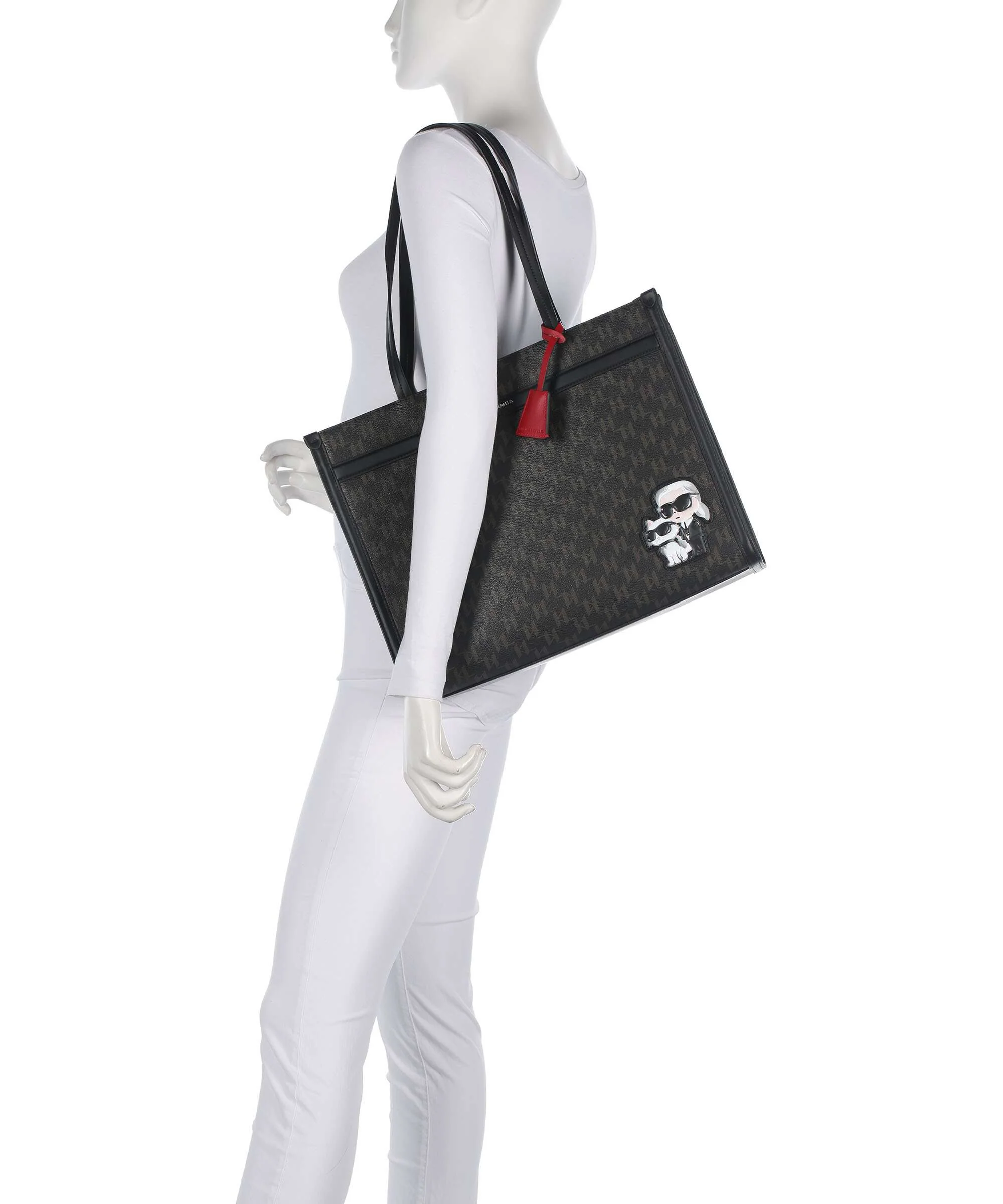 Karl Lagerfeld Ikon Monogram Boodschappentas brown/kl mono - Image 3