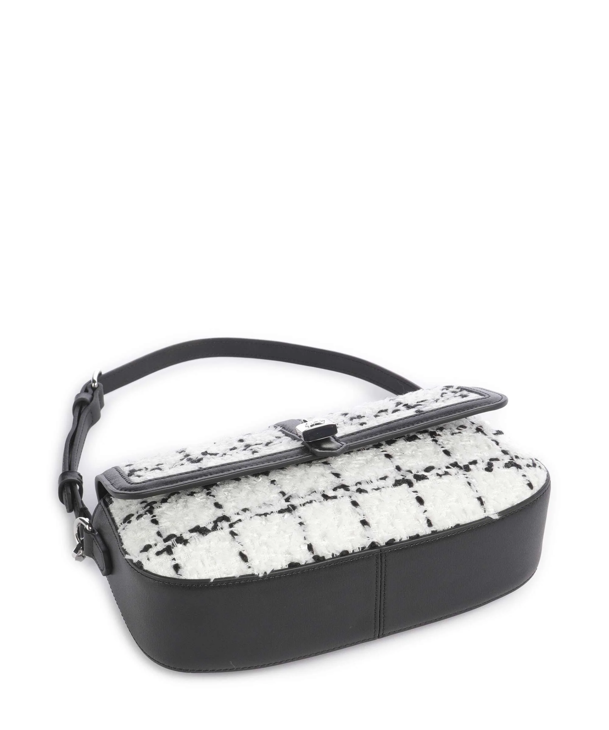 Karl Lagerfeld K/Autograph Boucle Schoudertas black/white - Image 5