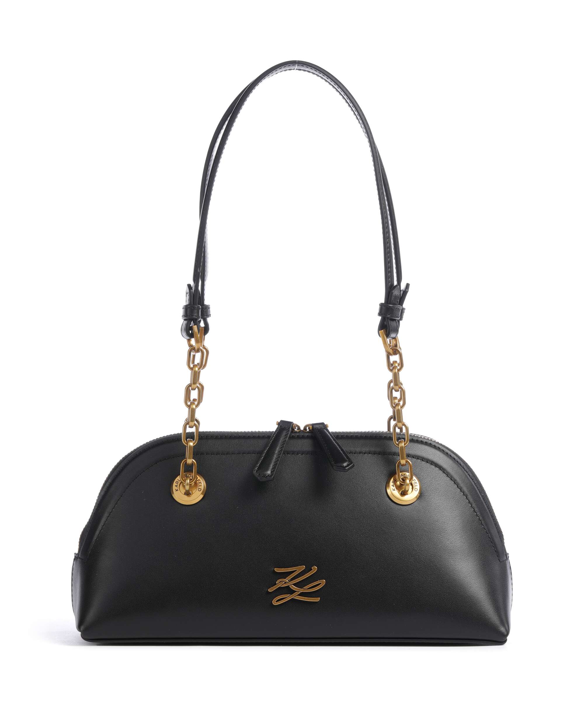 Karl Lagerfeld K/Autograph Bowling Small Schoudertas black/gold
