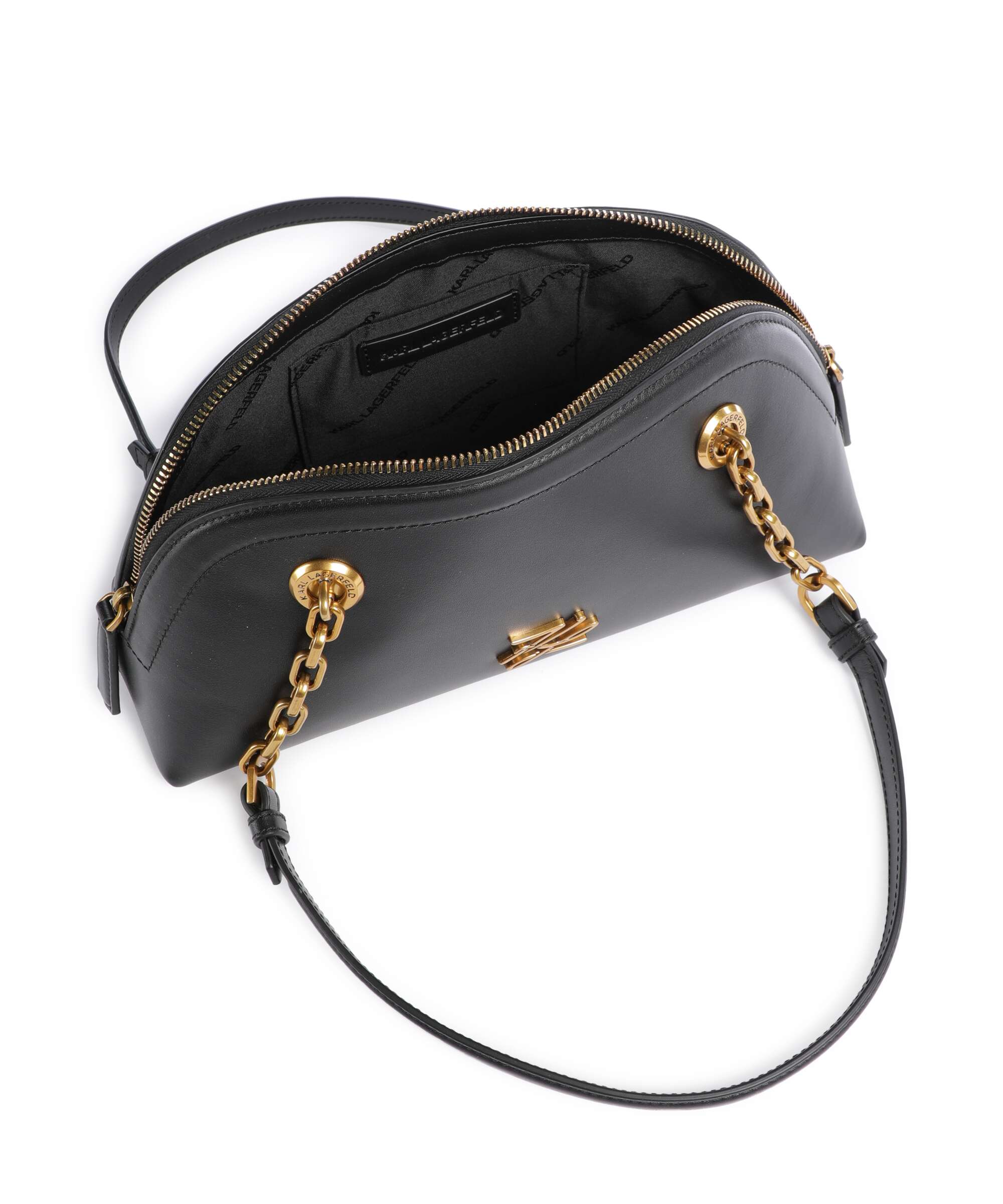 Karl Lagerfeld K/Autograph Bowling Small Schoudertas black/gold - Image 5