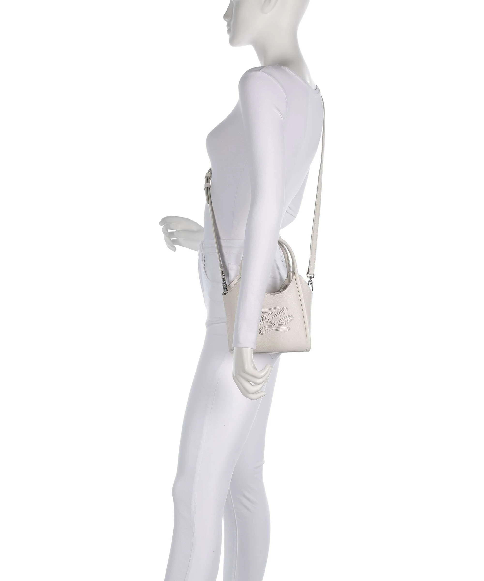 Karl Lagerfeld K/Autograph Mini Crossbody tas off white - Image 3