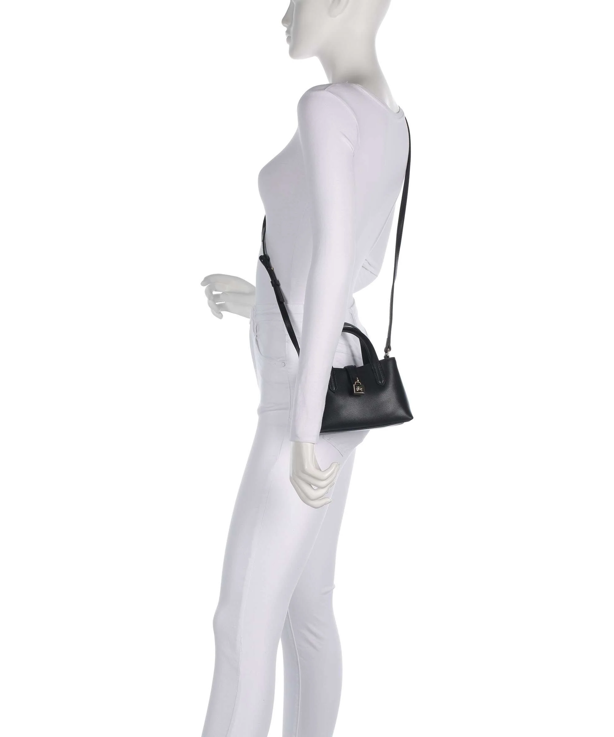 Karl Lagerfeld K/Autograph Padlock Crossbody tas black/gold - Image 3