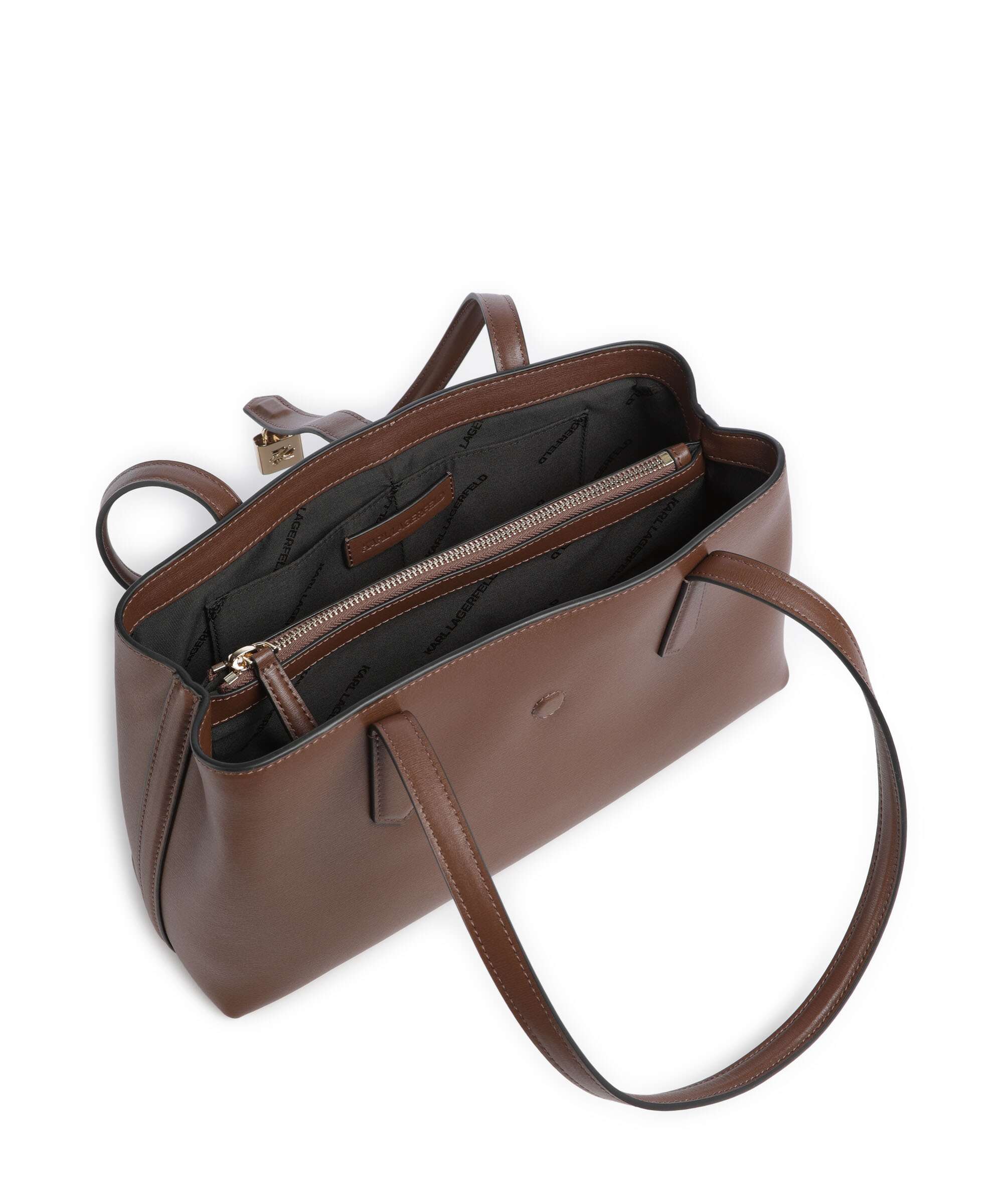 Karl Lagerfeld K/Autograph Schoudertas dark friar brown - Image 5