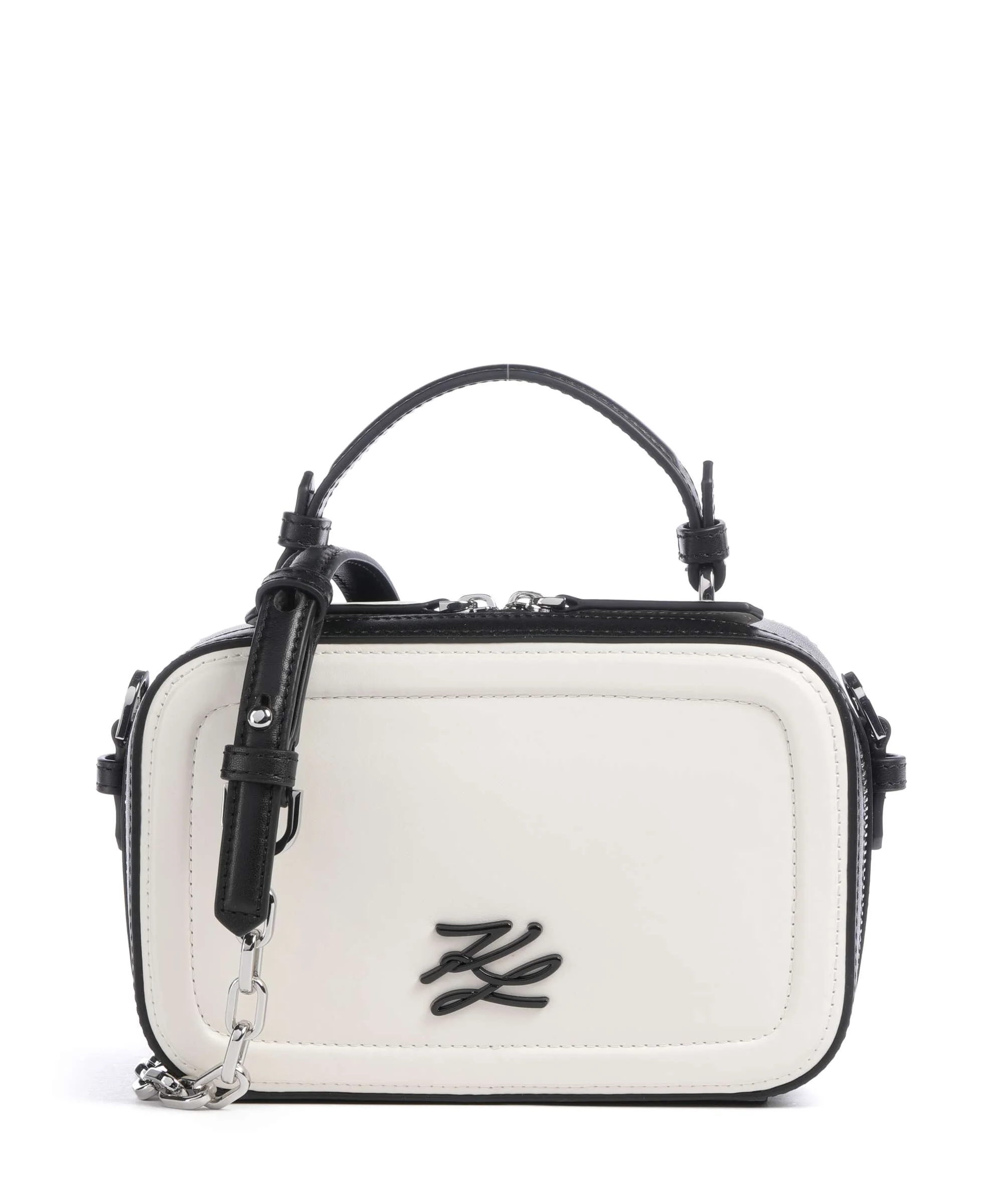 Karl Lagerfeld K/Autograph Small Crossbody tas black/white