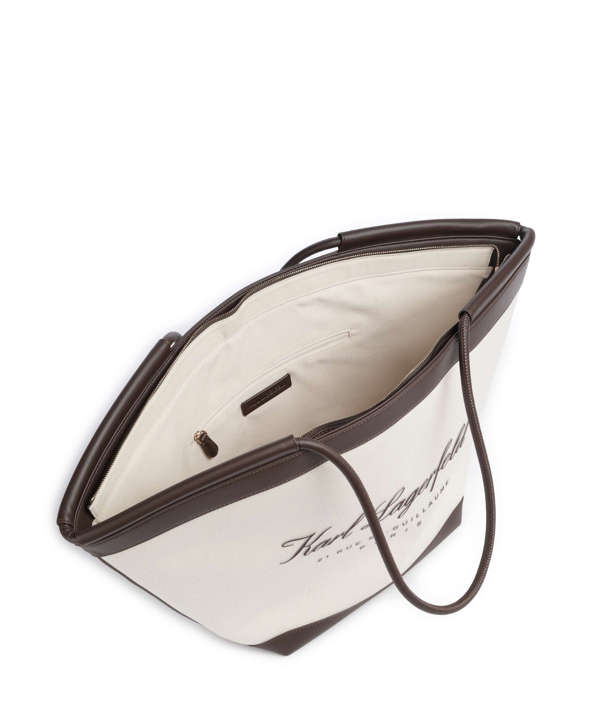 Karl Lagerfeld K/Hotel Karl Large Boodschappentas natural - Image 5