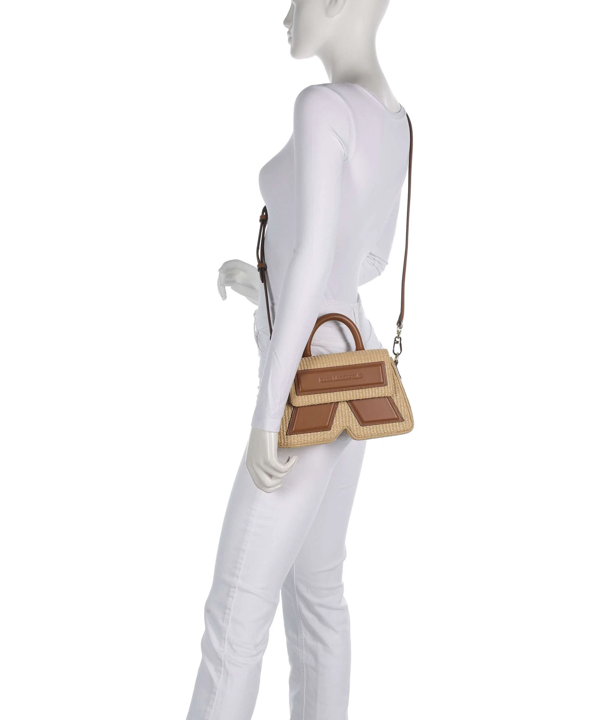 Karl Lagerfeld K/Ikon Crossbody tas natural/tan - Image 3