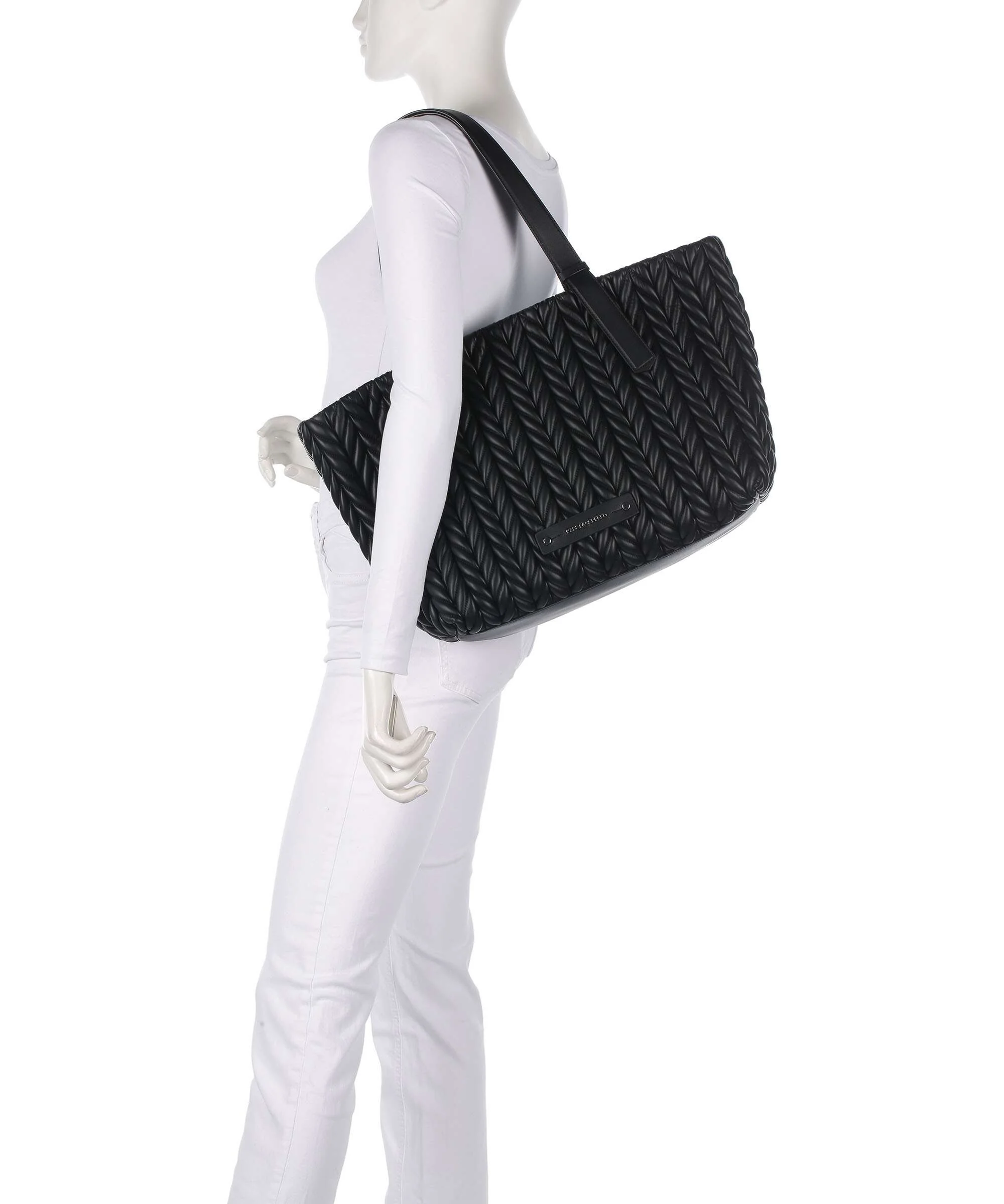 Karl Lagerfeld K/Pillow Boodschappentas black/nickel - Image 3