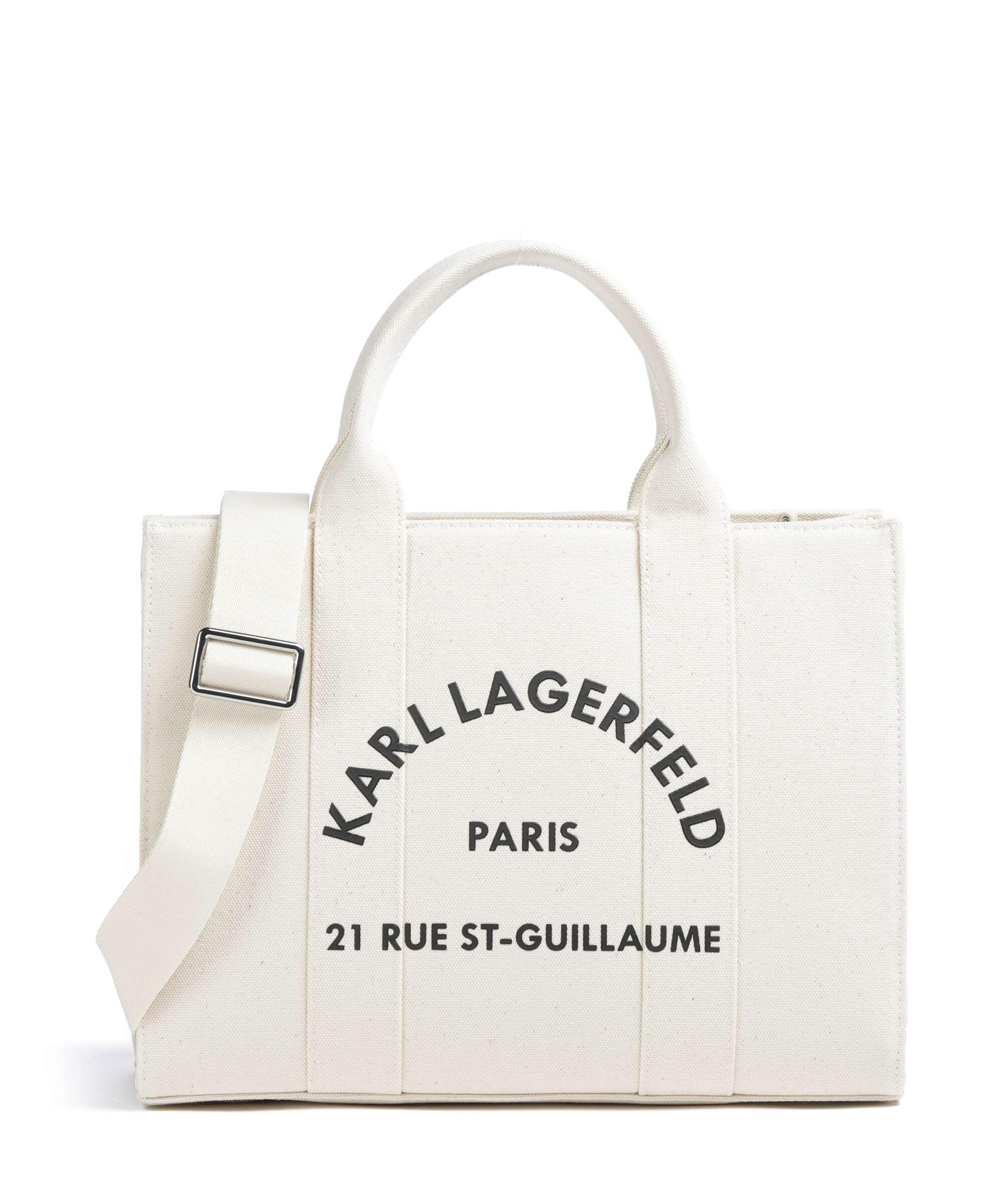 Karl Lagerfeld K/Rue St Guillaume Medium Handtas natural