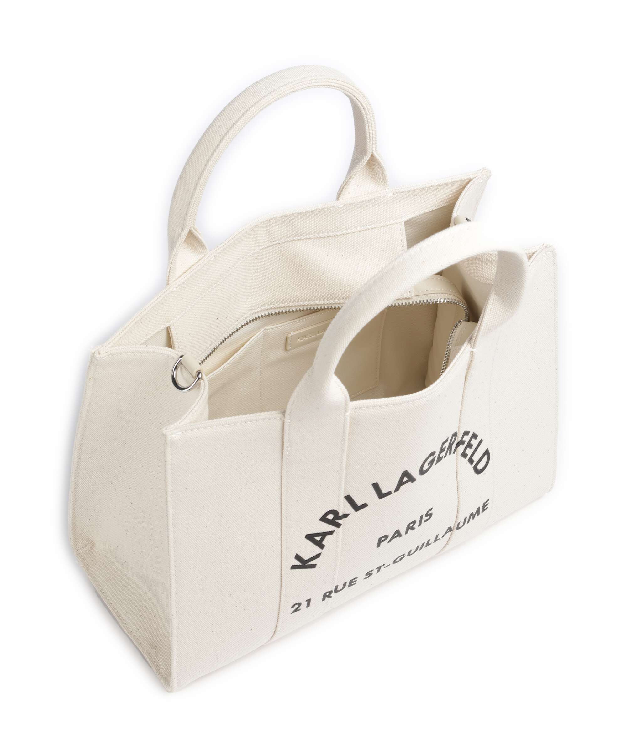 Karl Lagerfeld K/Rue St Guillaume Medium Handtas natural - Image 5