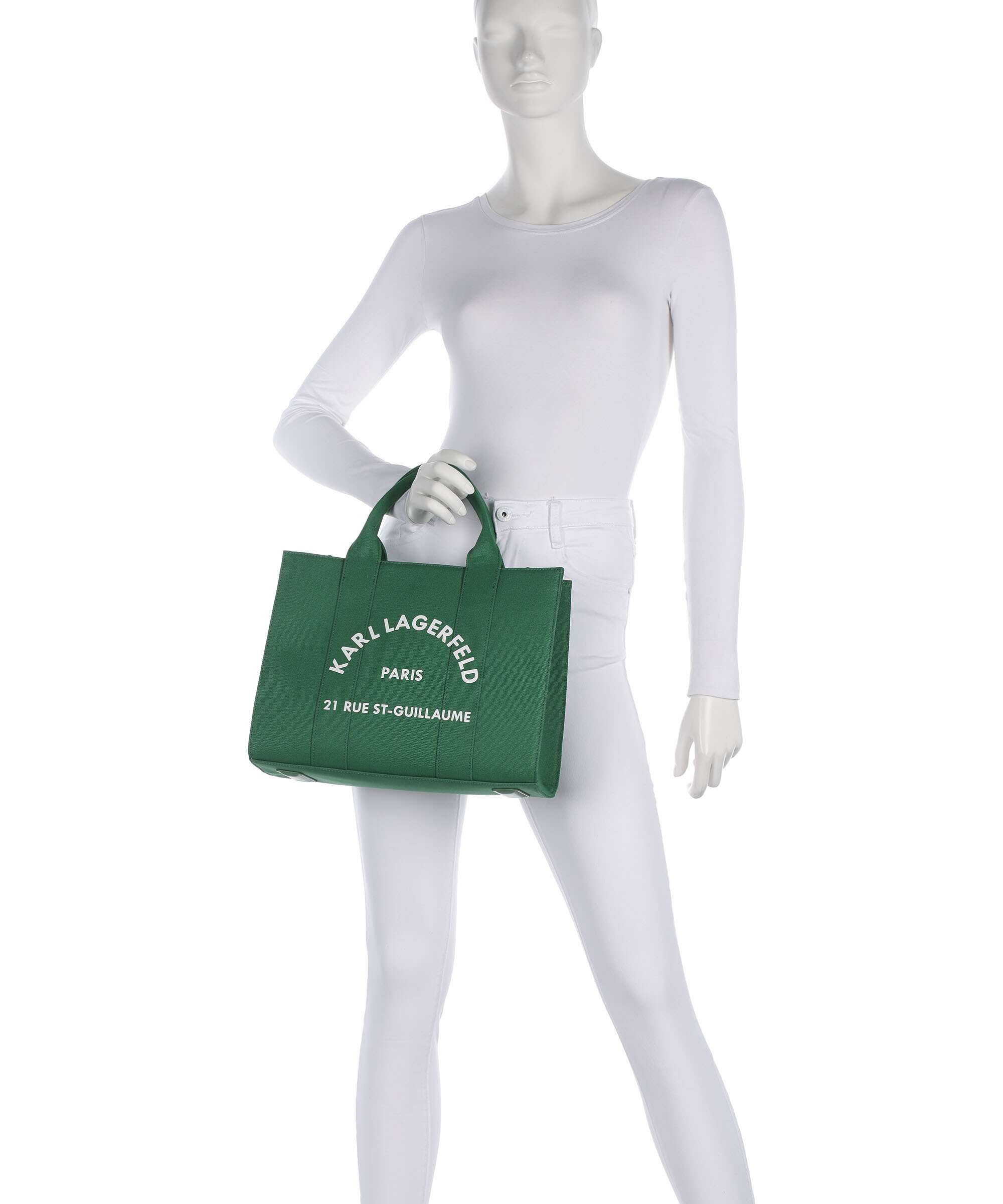 Karl Lagerfeld K/Rue St Guillaume Medium Handtas plant green - Image 3