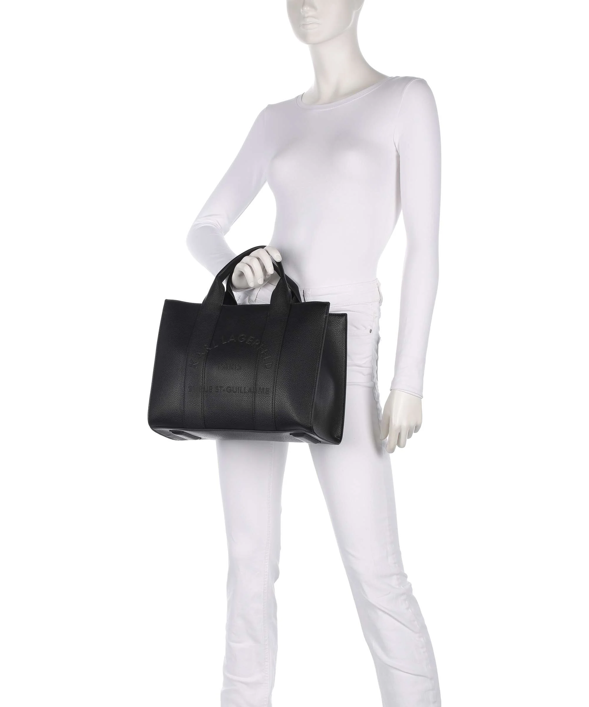 Karl Lagerfeld K/Rue St Guillaume Medium Handtas black - Image 3