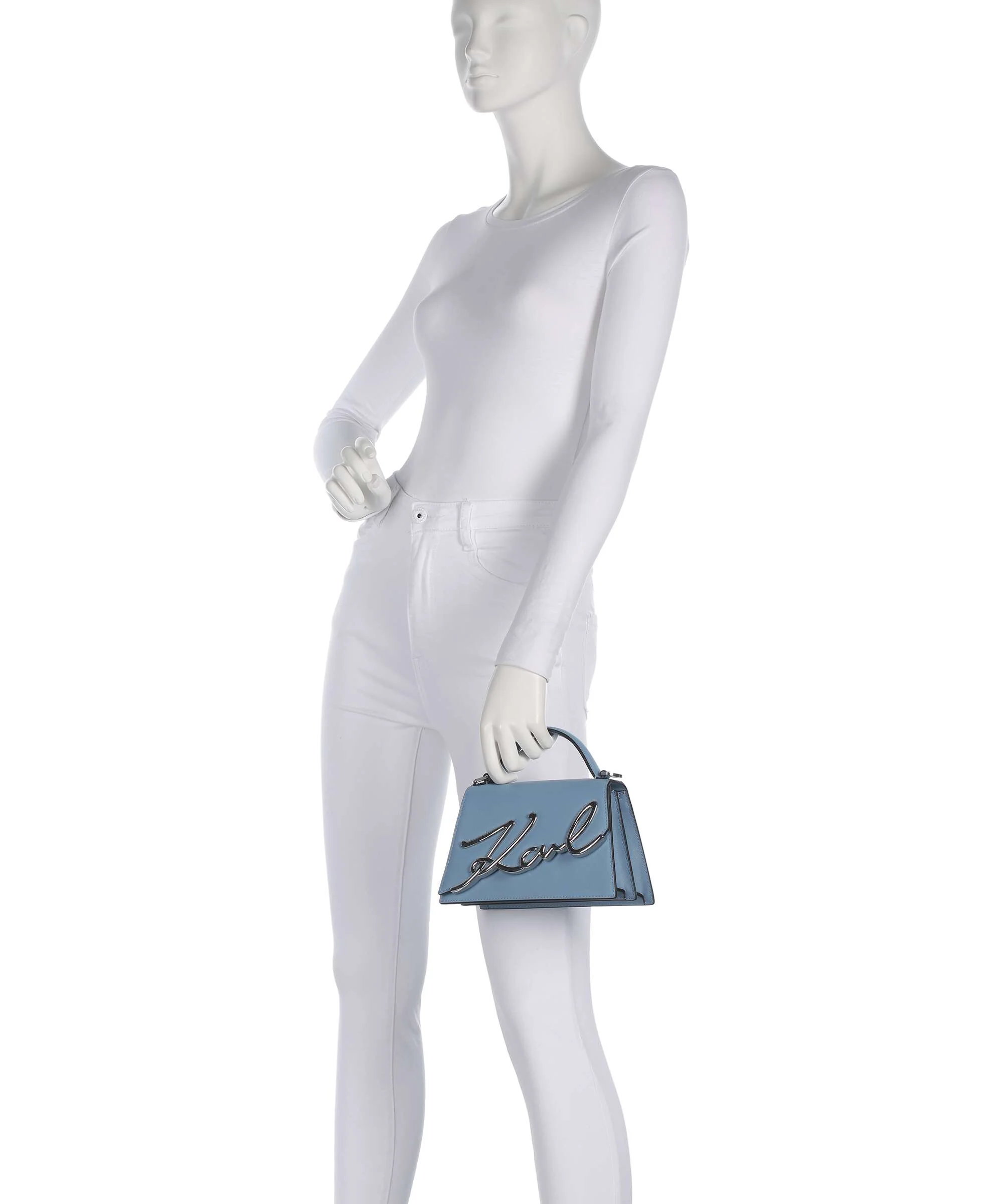 Karl Lagerfeld K/Signature 2.0 Crossbody tas blue bloom - Image 3
