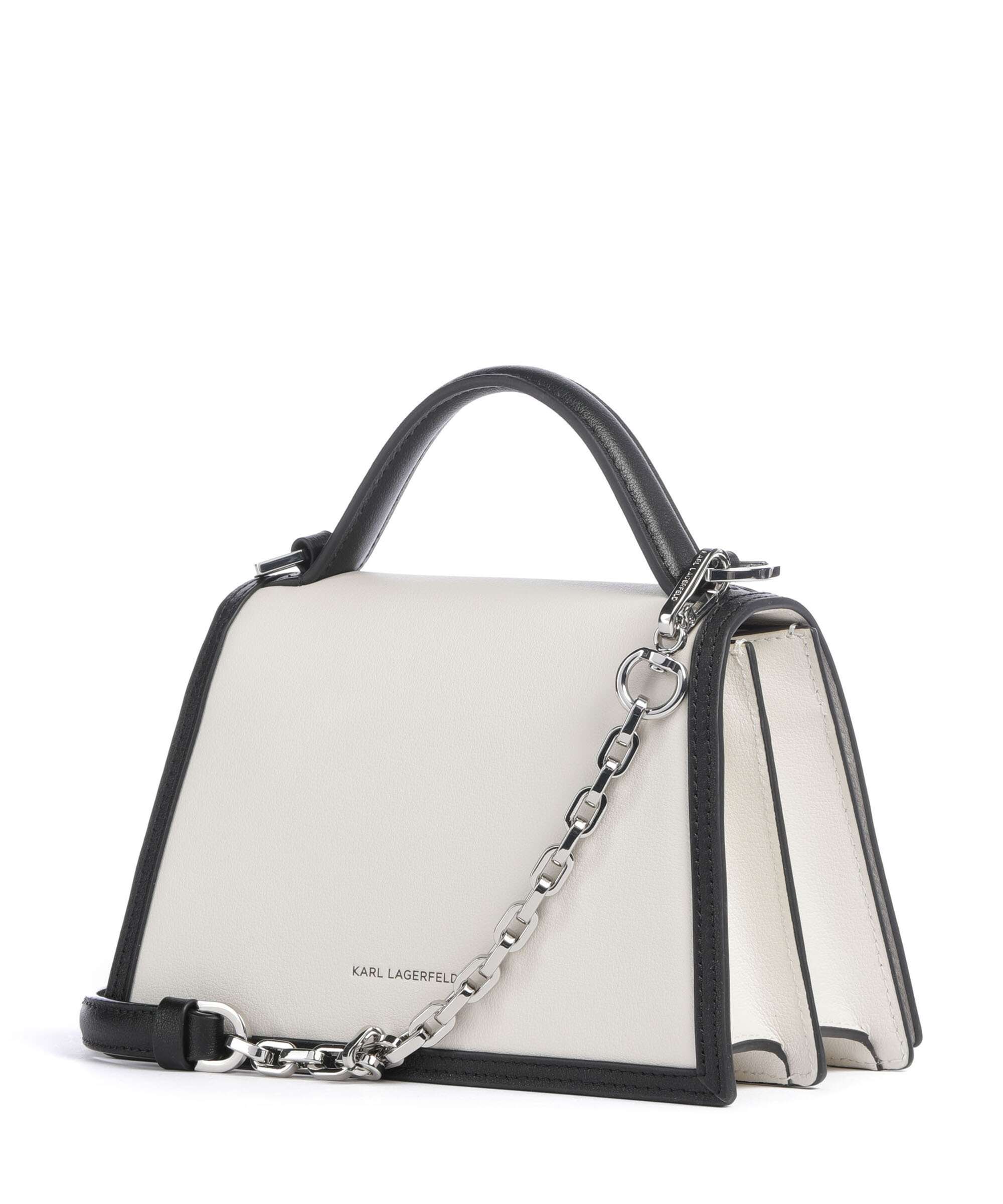 Karl Lagerfeld K/Signature 2.0 Crossbody tas white/black - Image 2