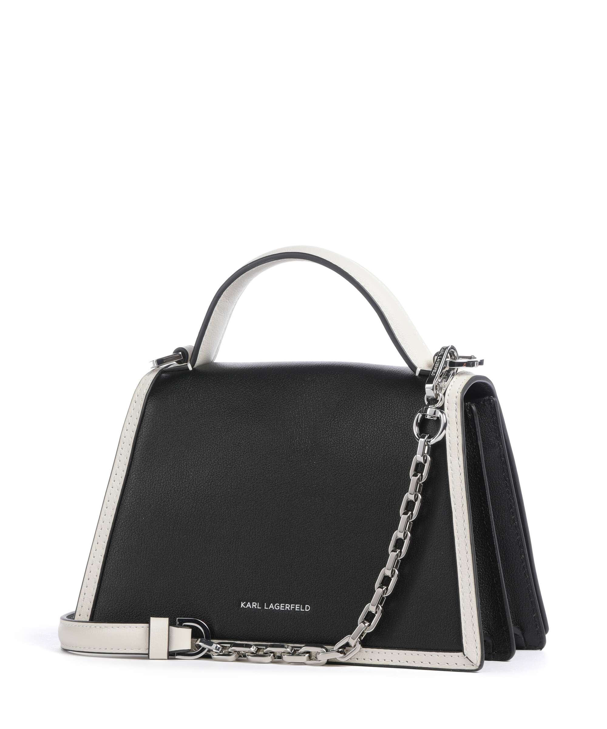 Karl Lagerfeld K/Signature 2.0 Crossbody tas black/white - Image 2