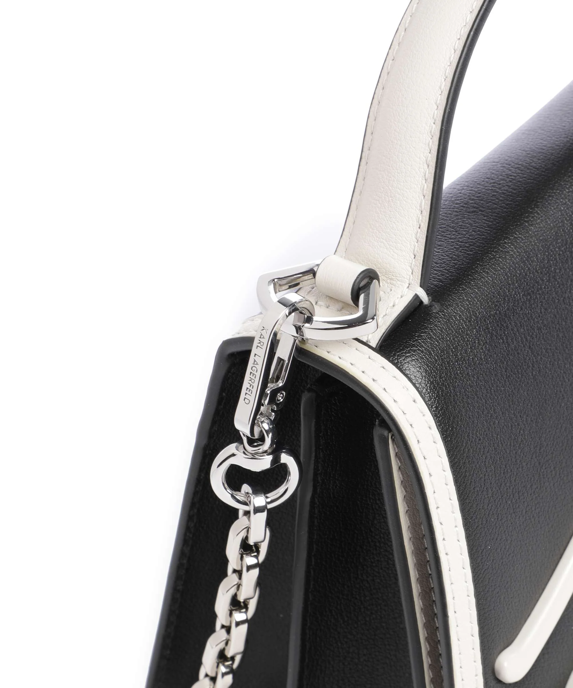 Karl Lagerfeld K/Signature 2.0 Crossbody tas black/white - Image 4