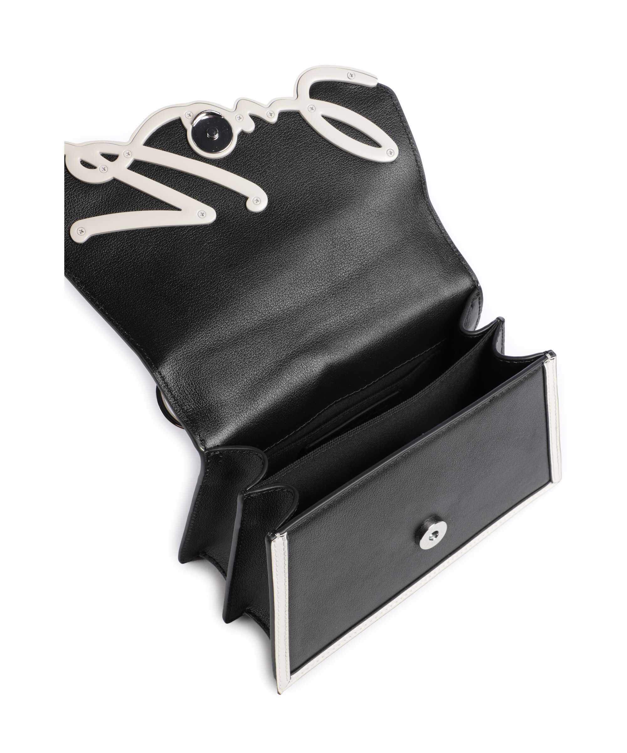 Karl Lagerfeld K/Signature 2.0 Crossbody tas black/white - Image 6
