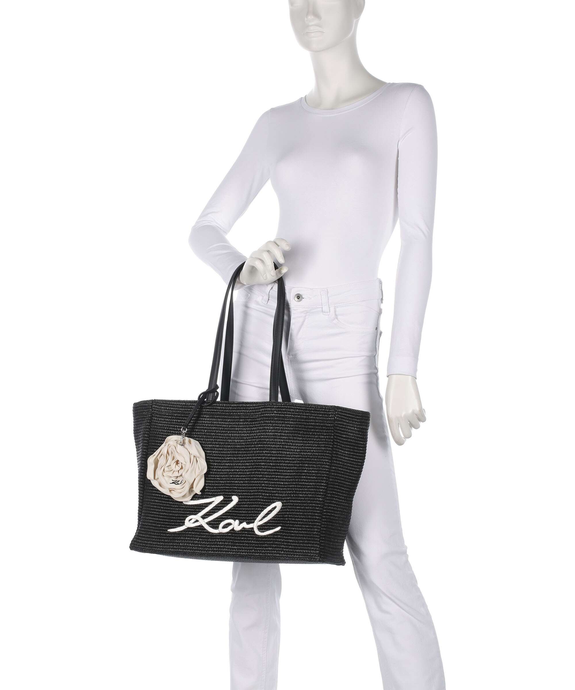 Karl Lagerfeld K/Signature Boodschappentas black - Image 3