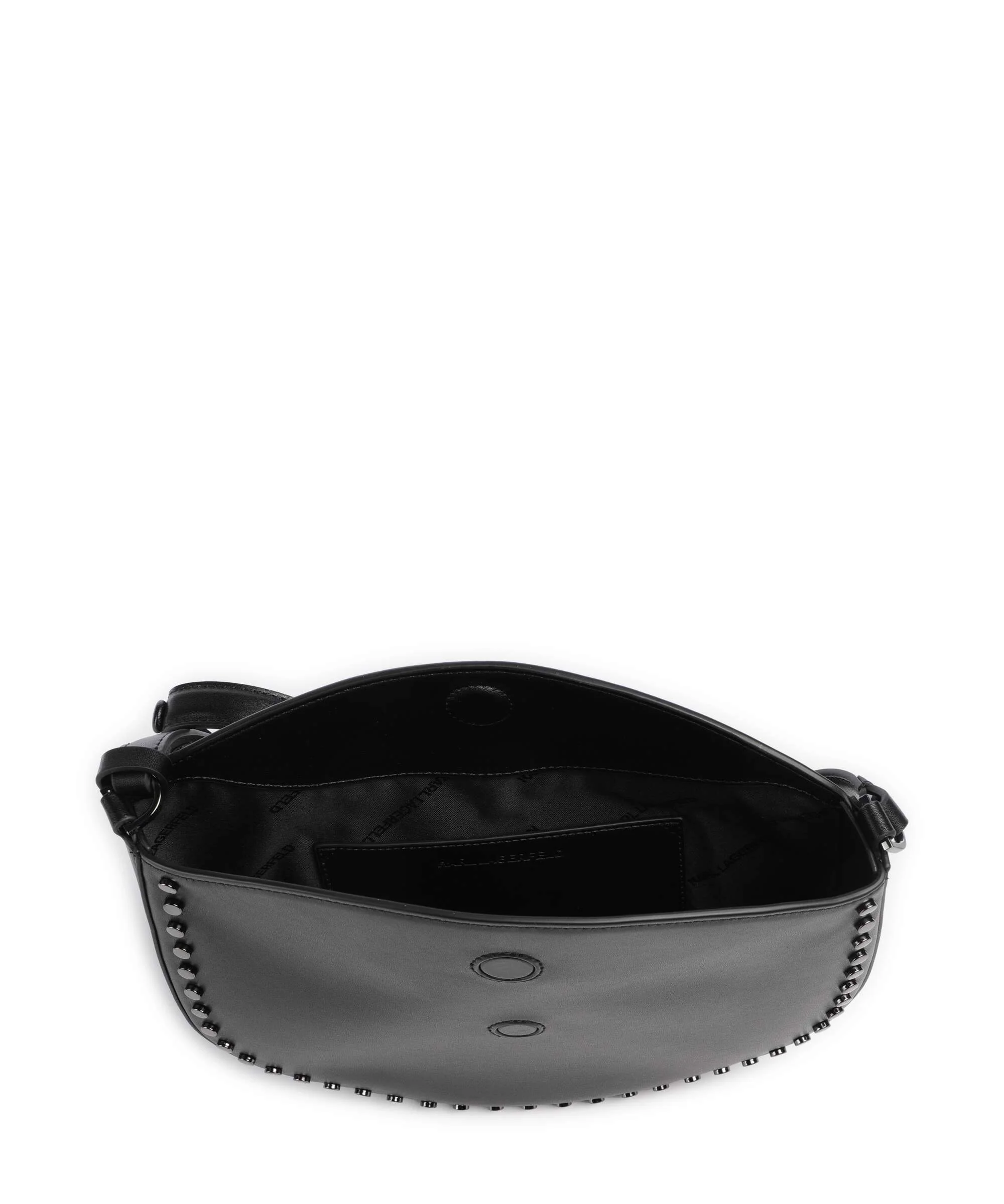 Karl Lagerfeld K/Signature Hobo tas black embellishment - Image 6