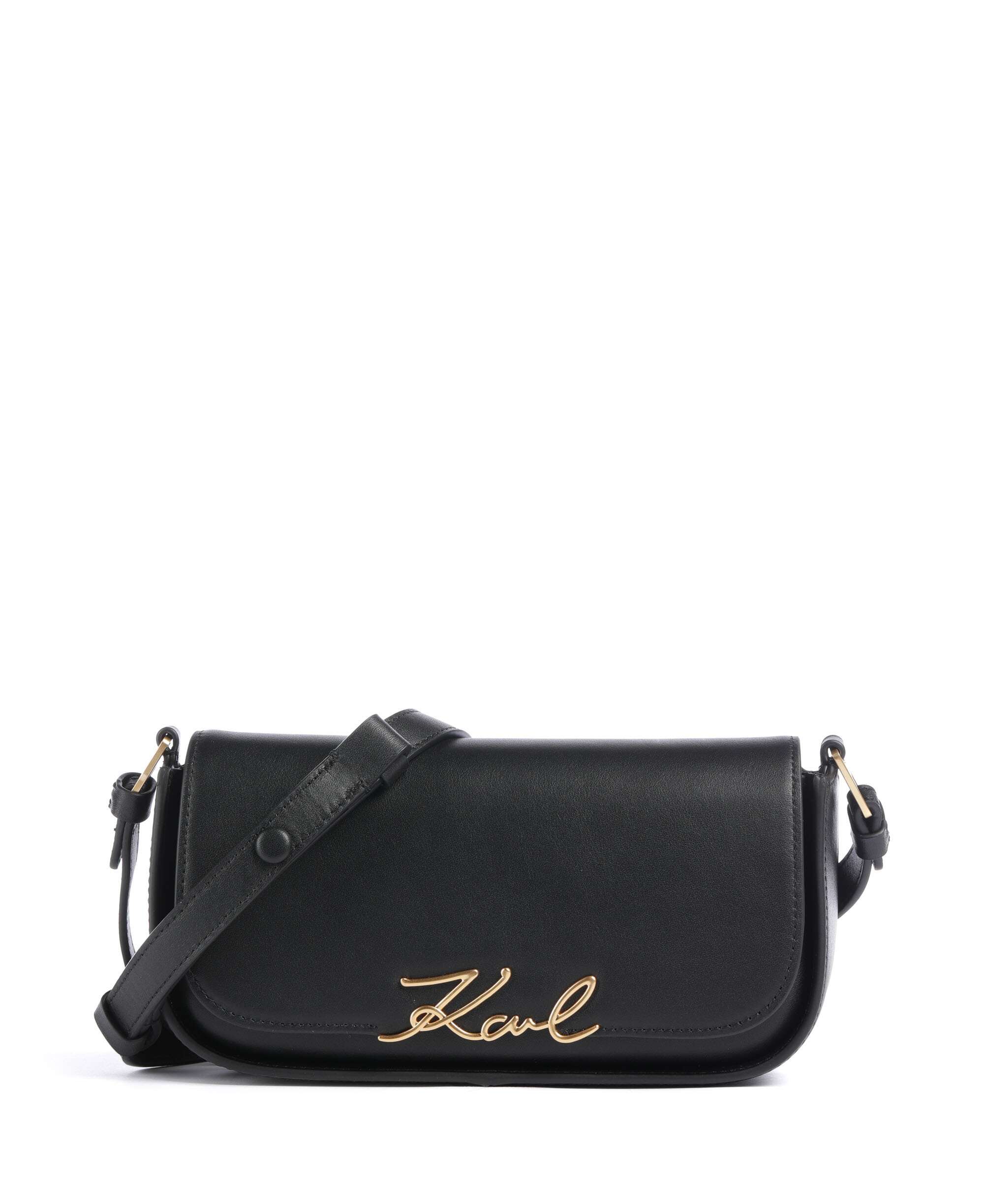 Karl Lagerfeld K/Signature Schoudertas black/vibration gold