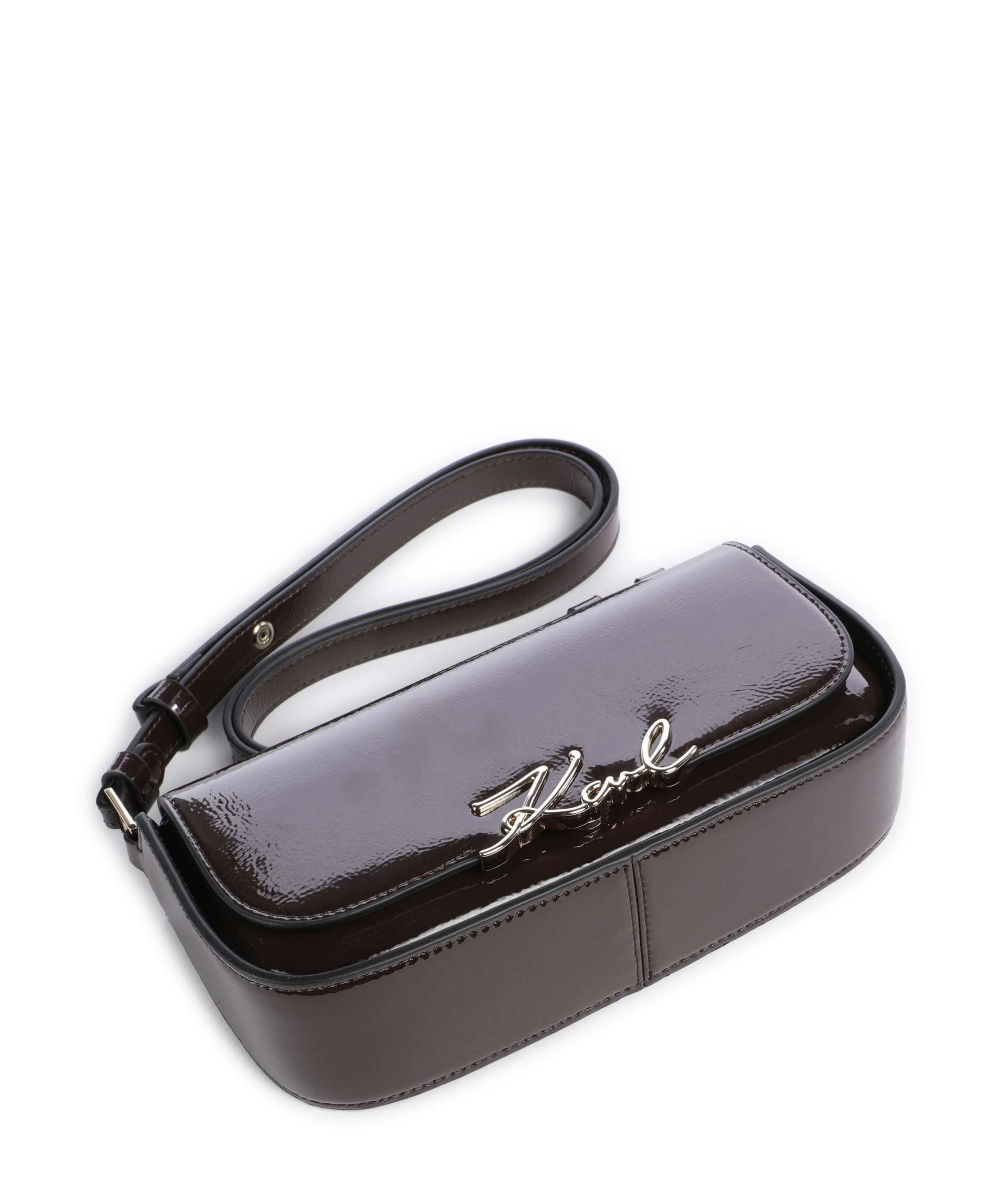 Karl Lagerfeld K/Signature Schoudertas tobacco - Image 5
