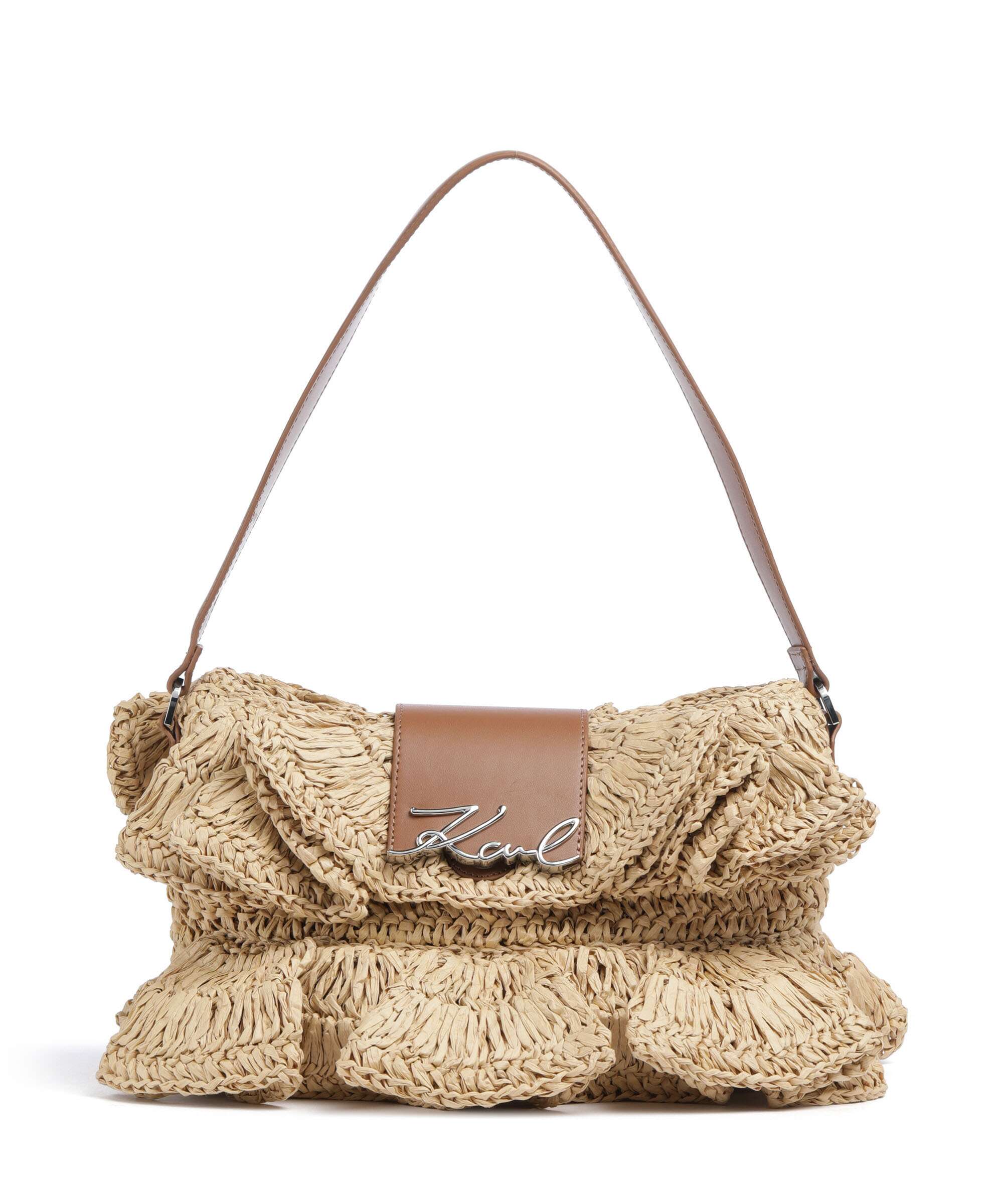Karl Lagerfeld K/Signature Schoudertas natural/tan