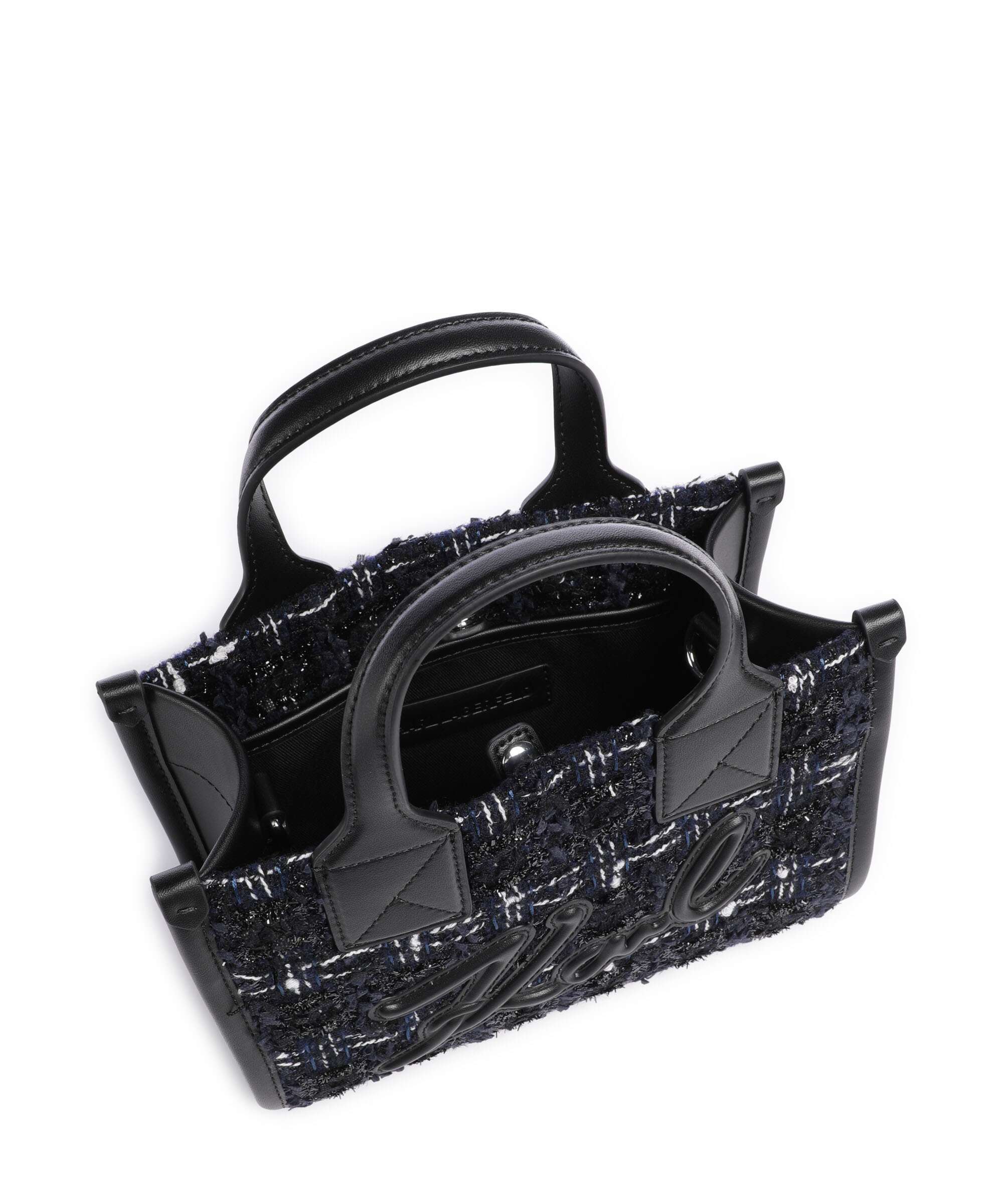 Karl Lagerfeld K/Skuare Small Handtas dark navy/boucle - Image 6