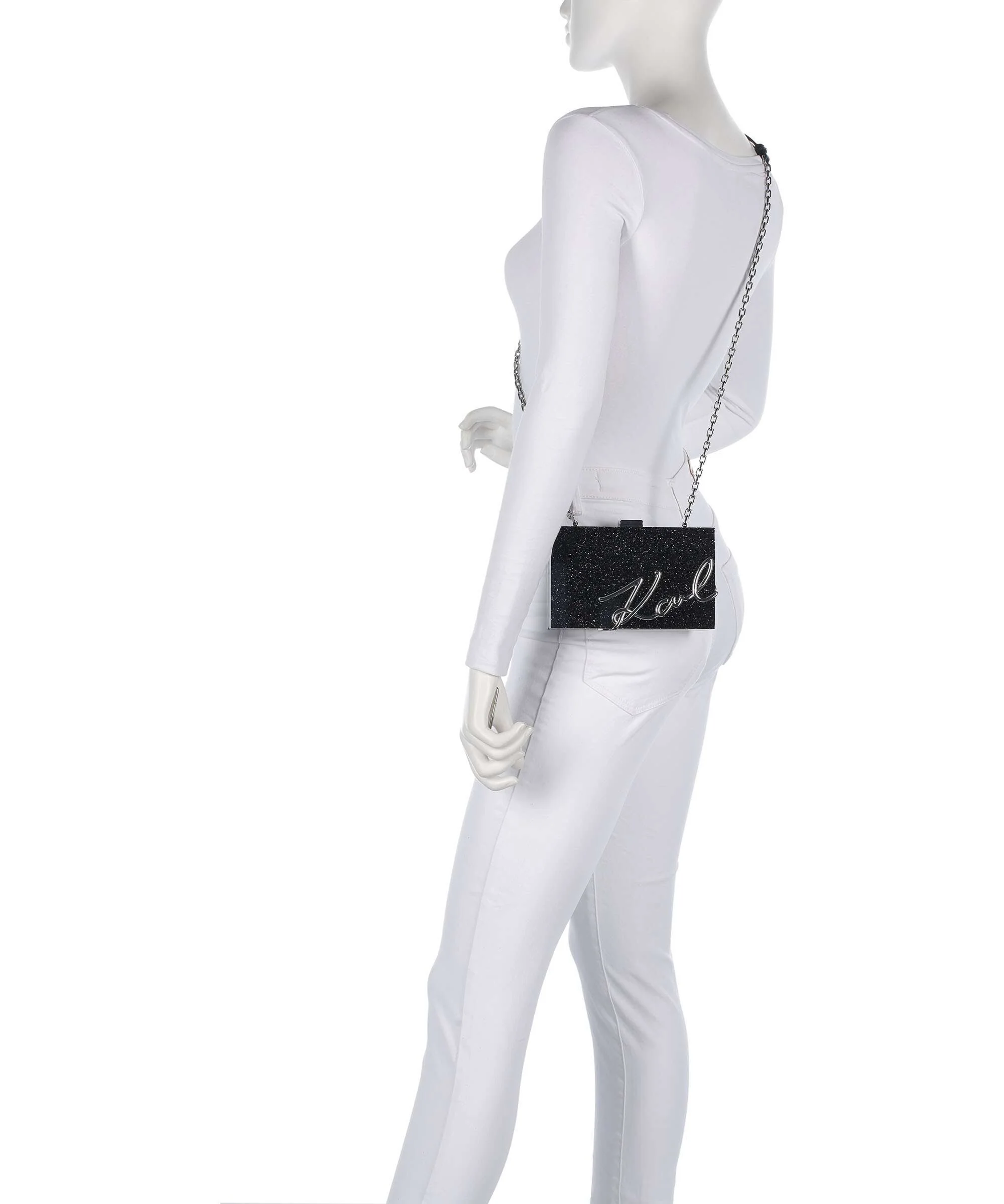 Karl Lagerfeld K/Soiree Crossbody tas black embellishment - Image 3