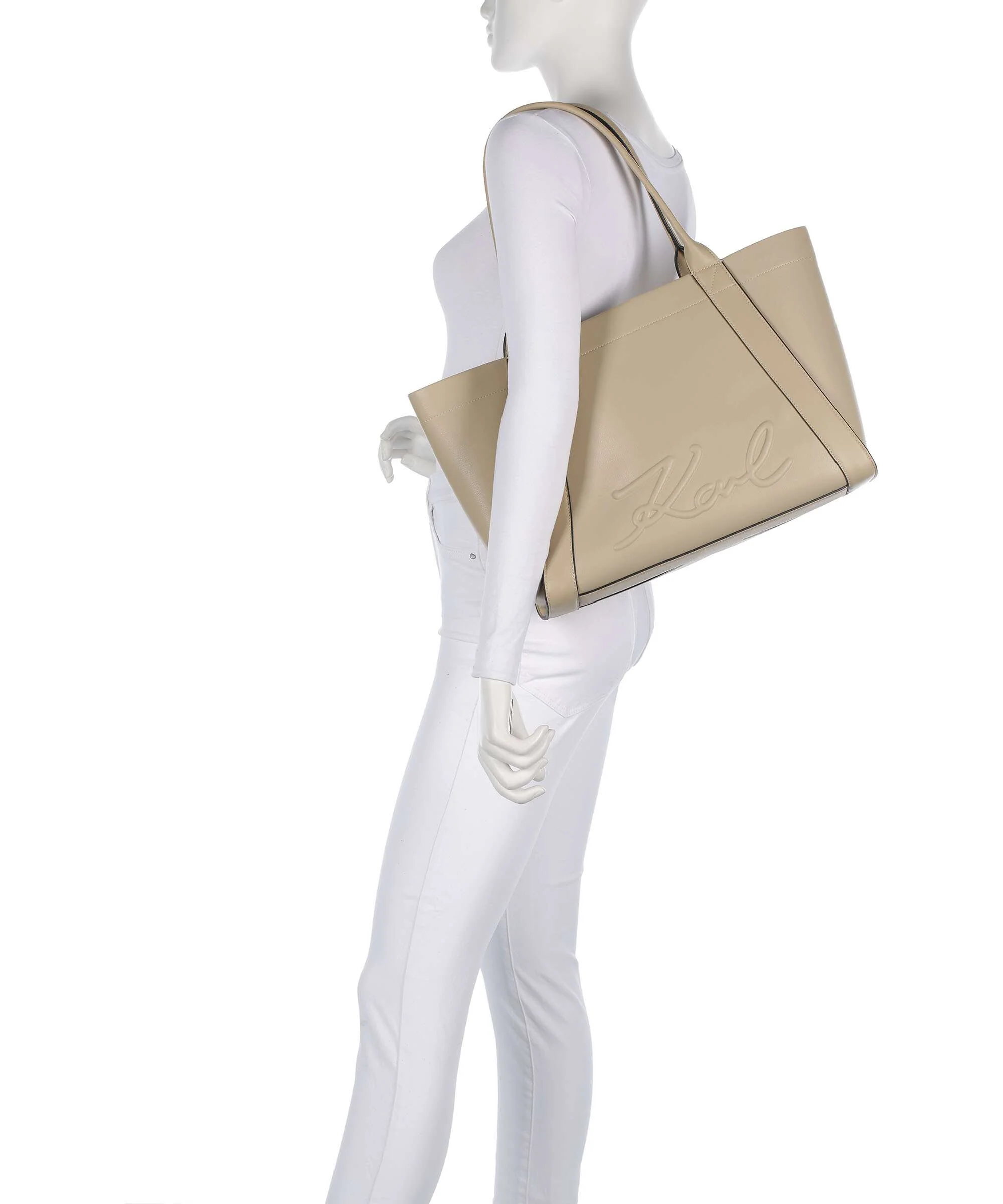 Karl Lagerfeld K/Ville Medium Boodschappentas safari - Image 3