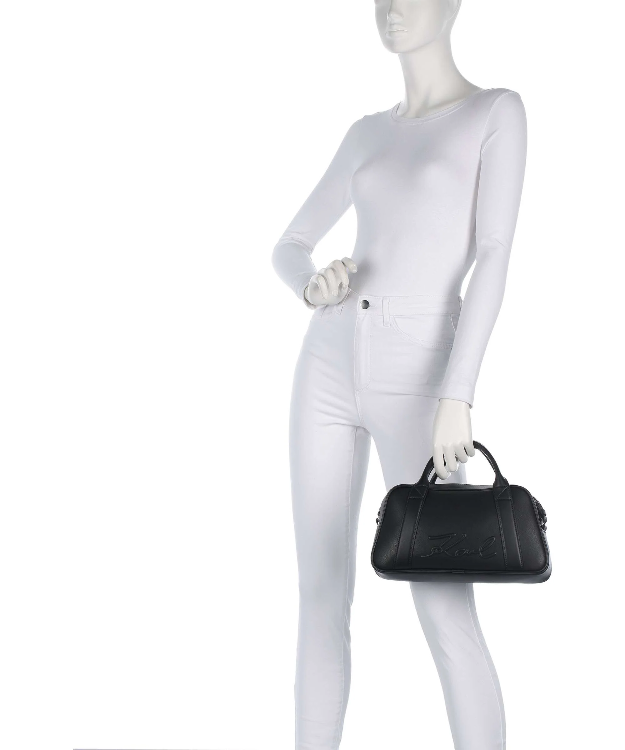 Karl Lagerfeld K/Ville Medium Handtas black/nickel - Image 3