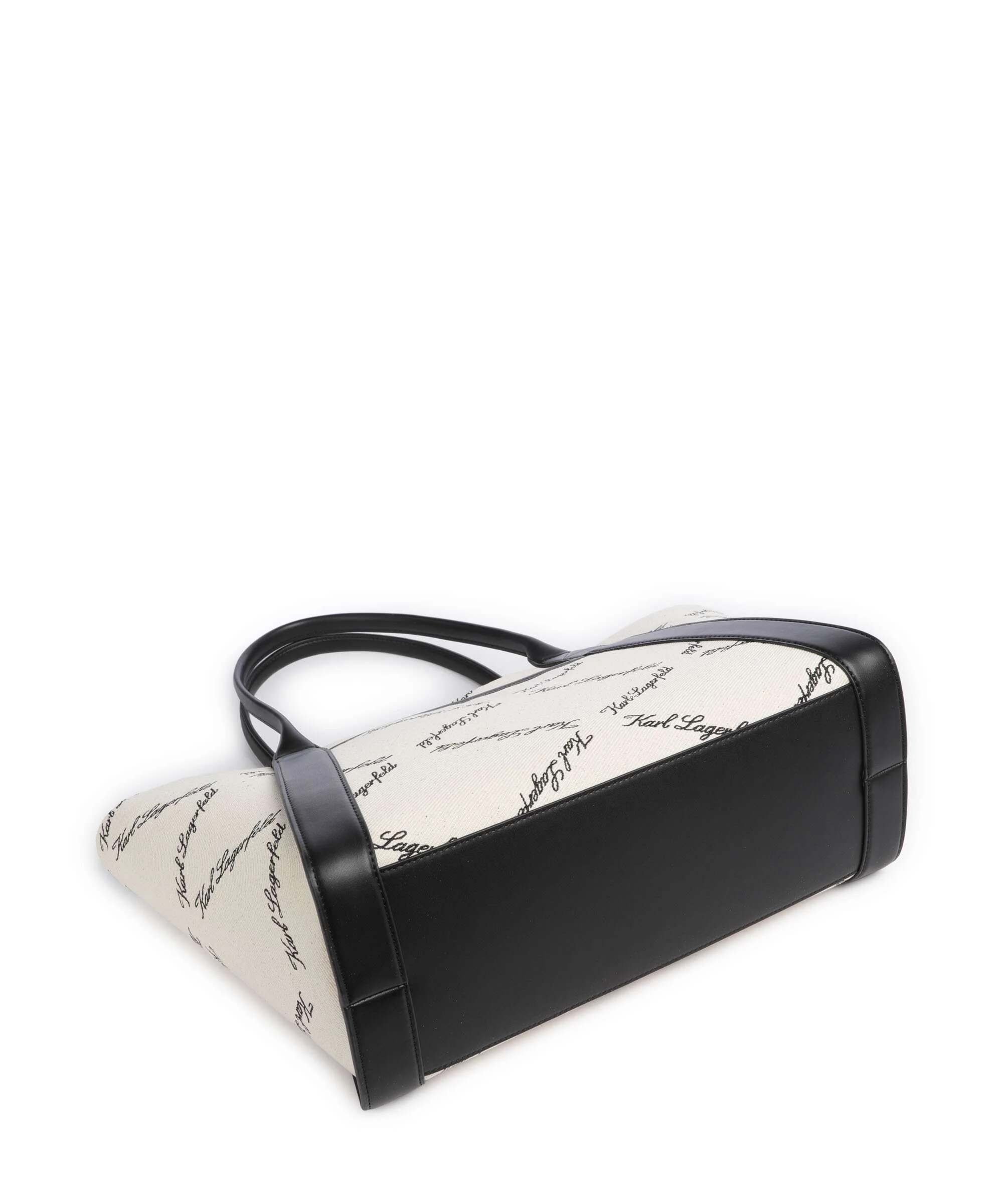 Karl Lagerfeld K/Ville Small Boodschappentas natural canvas/black - Image 4