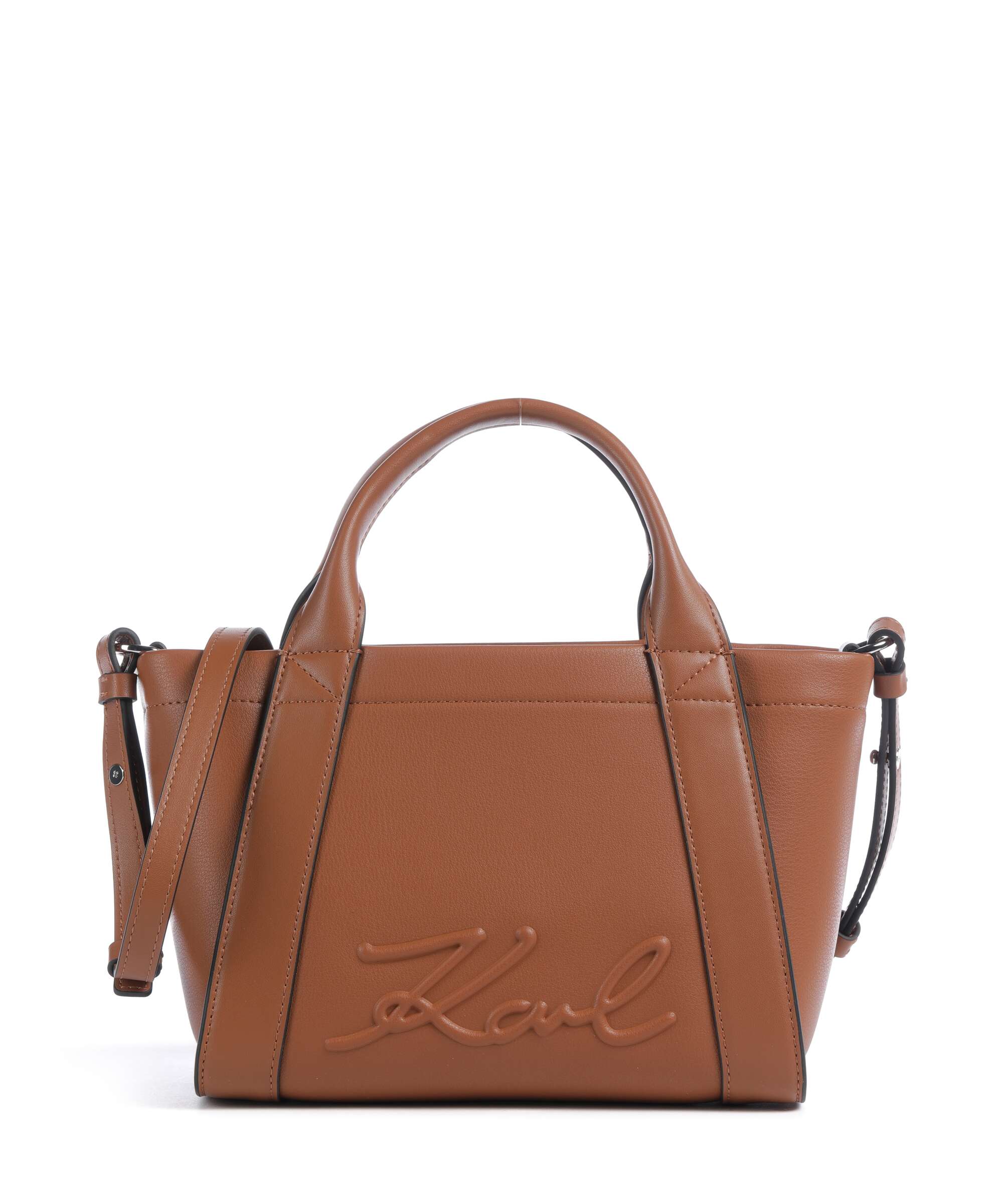 Karl Lagerfeld K/Ville Small Handtas dark tan