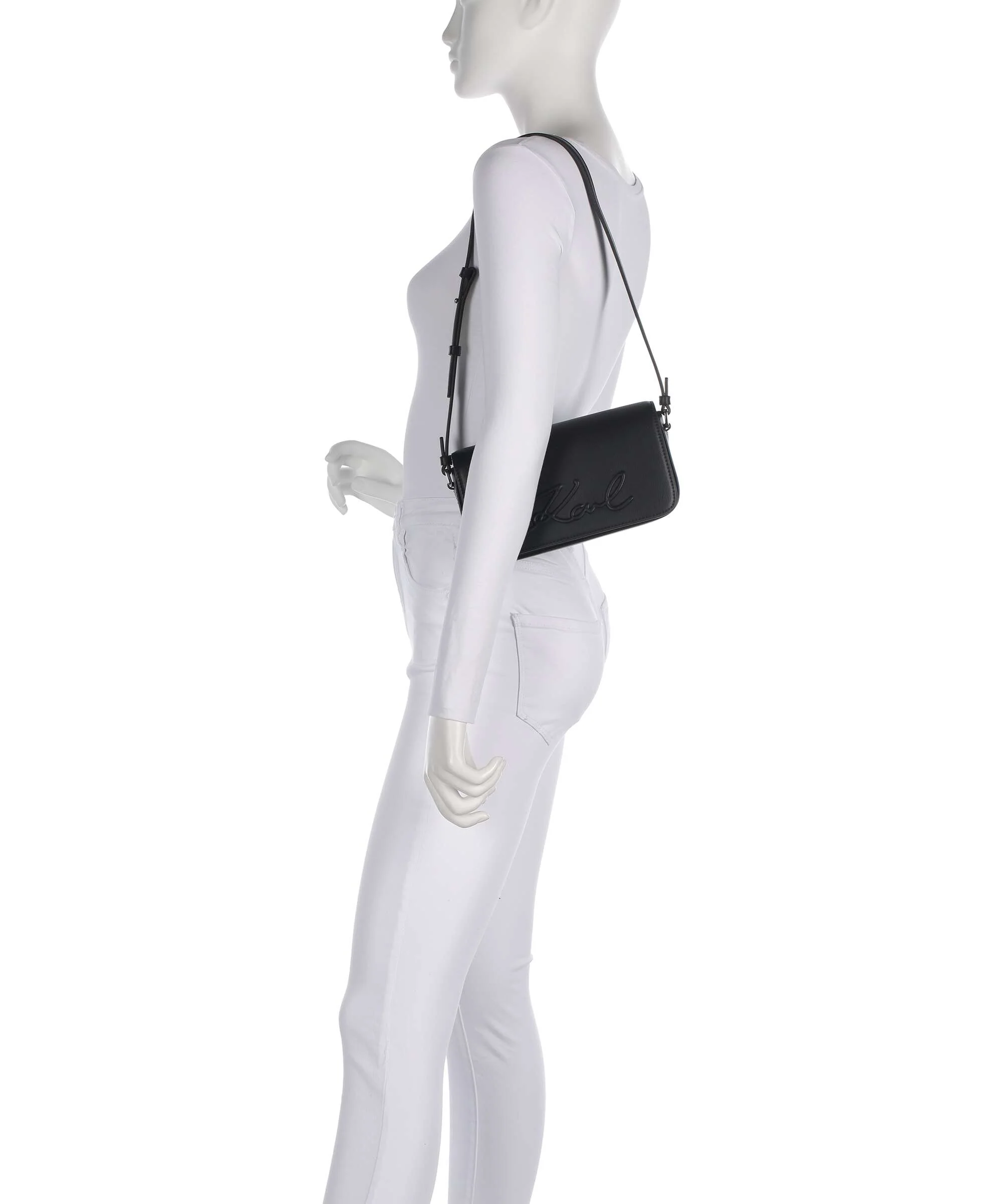 Karl Lagerfeld K/Ville Small Schoudertas black/nickel - Image 3