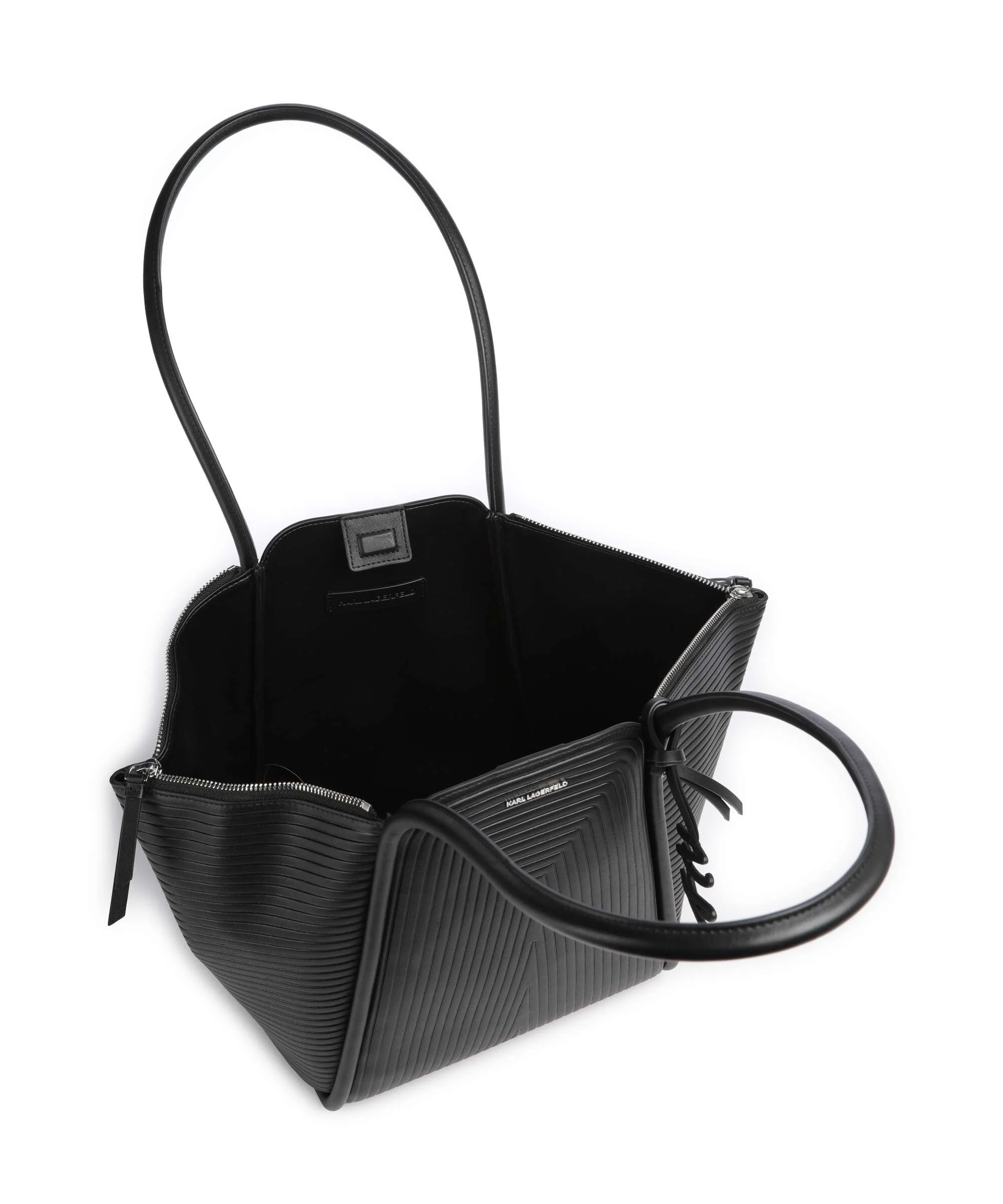 Karl Lagerfeld K/Wellen Medium Boodschappentas black - Image 6