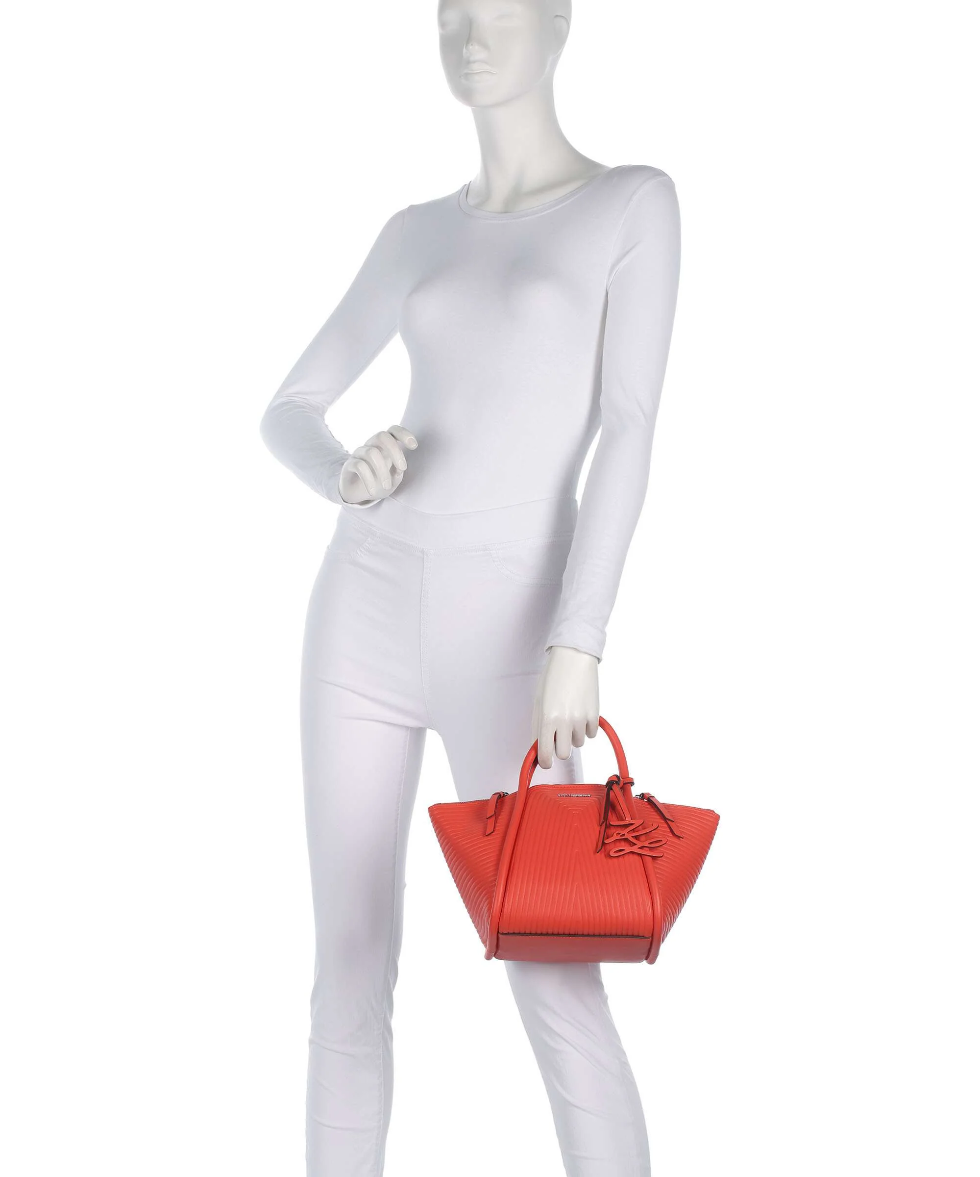 Karl Lagerfeld K/Wellen Small Handtas grapefruit - Image 3