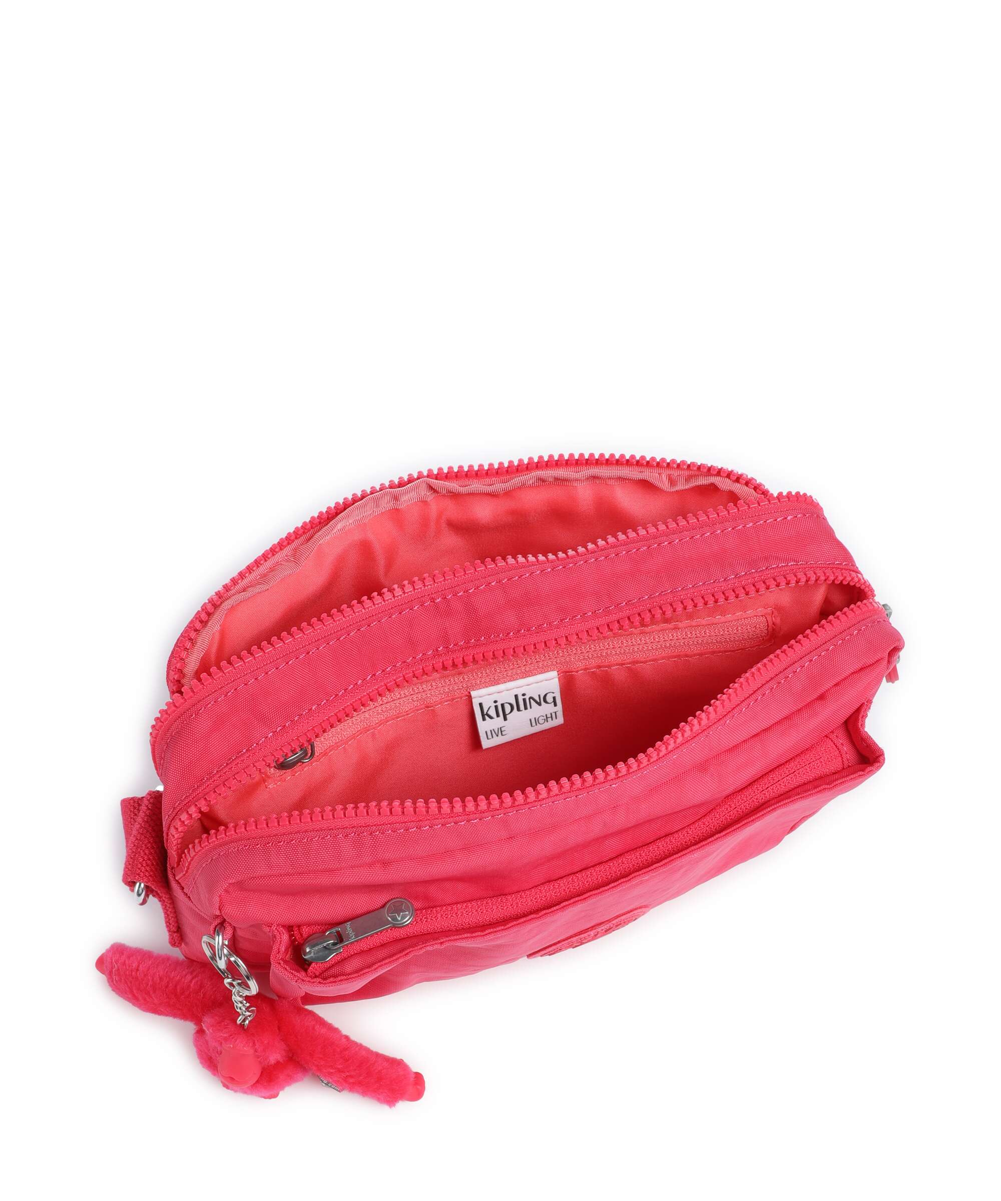 Kipling Basic Abanu M Crossbody tas resort pink - Image 6