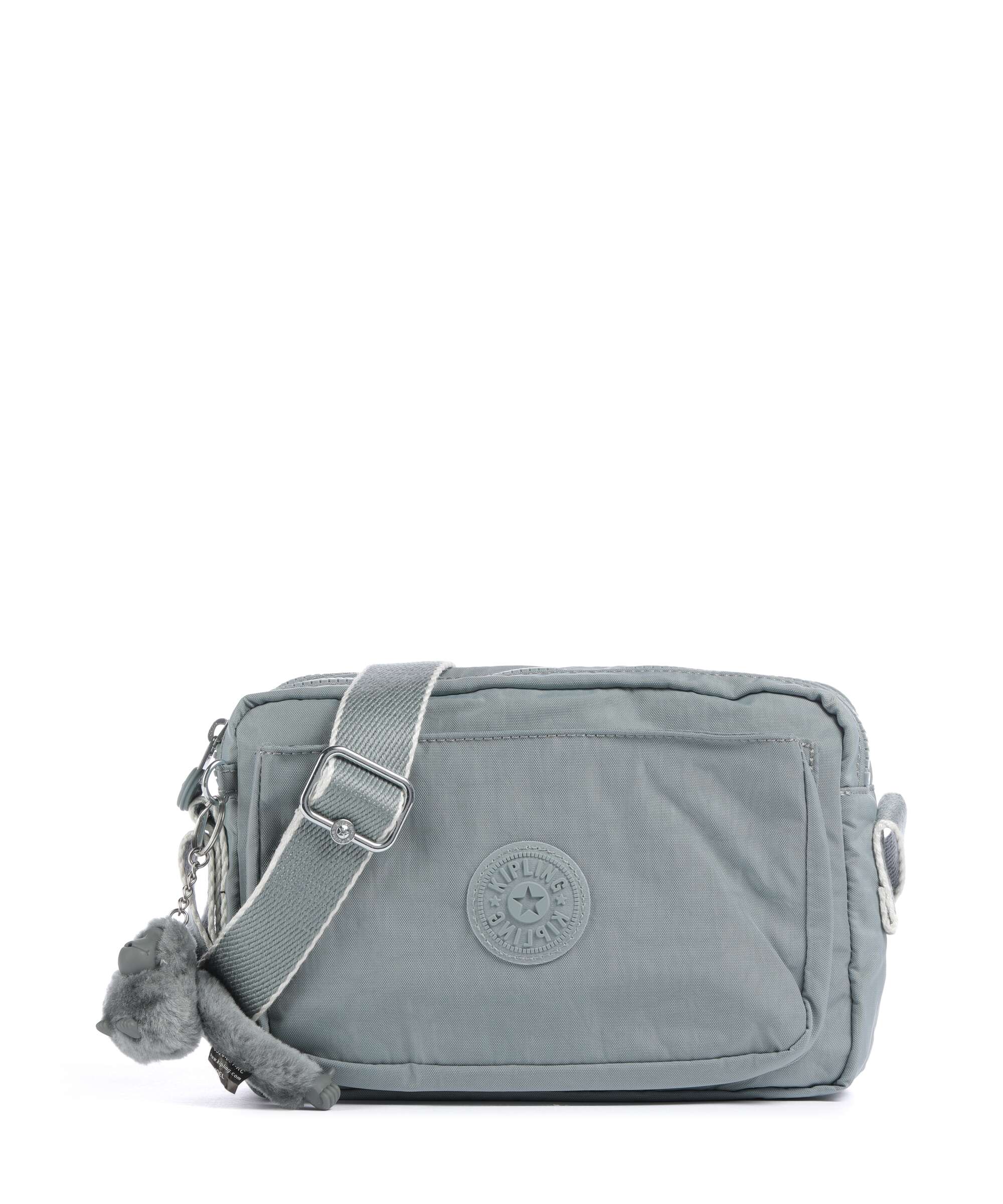 Kipling Basic Abanu M Crossbody tas relaxed grey