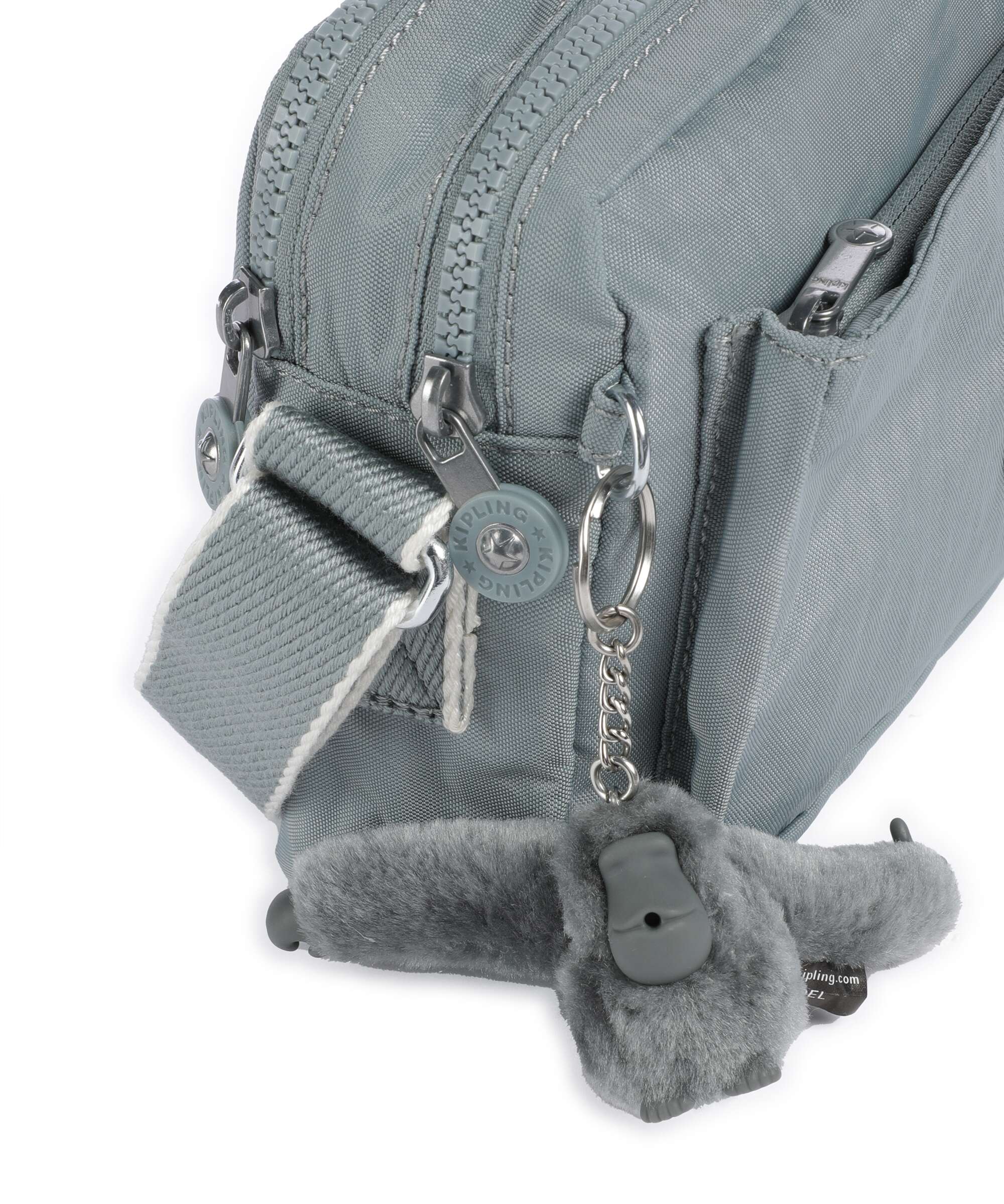 Kipling Basic Abanu M Crossbody tas relaxed grey - Image 4