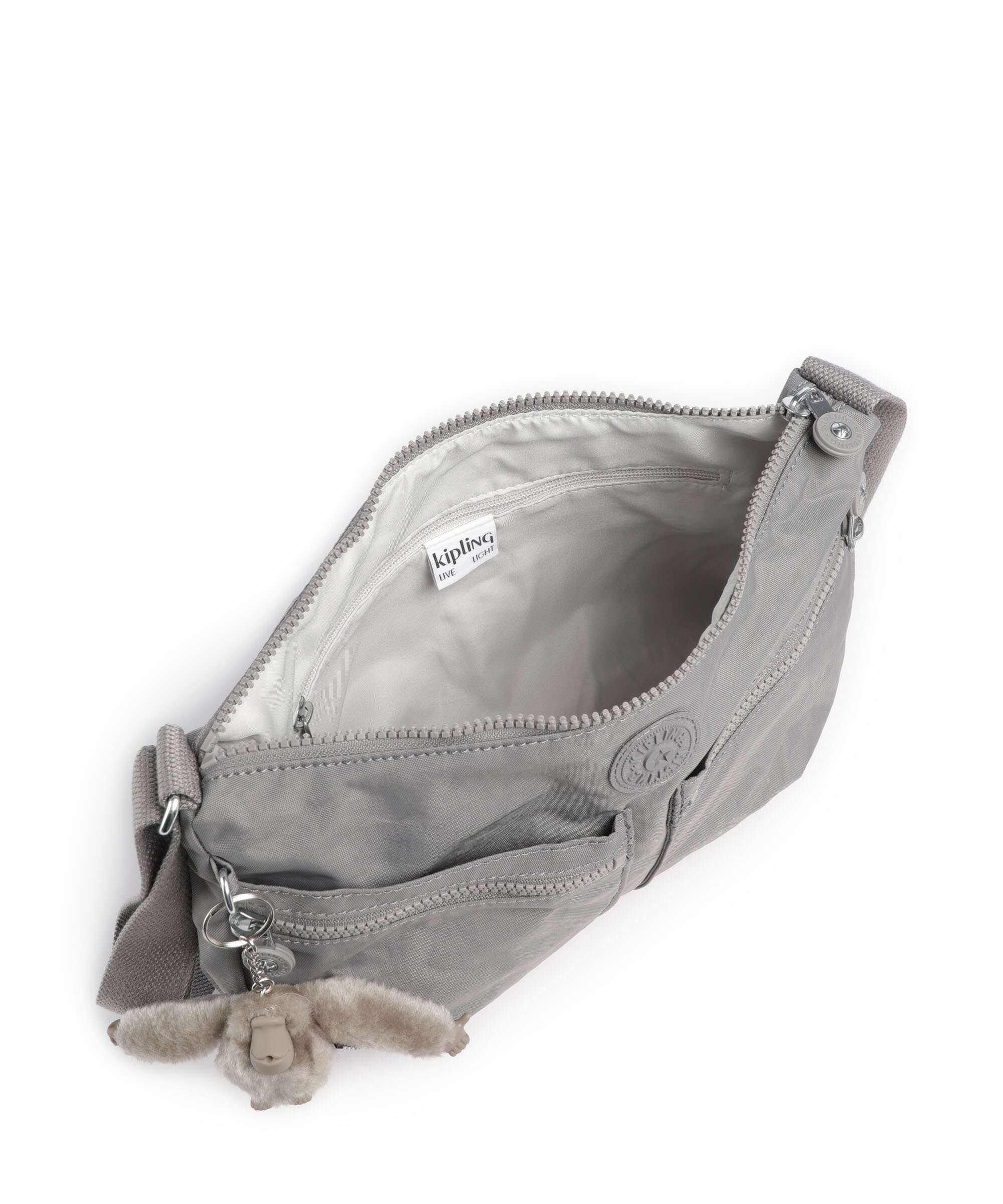 Kipling Basic Izellah Crossbody tas inviting grey - Image 6