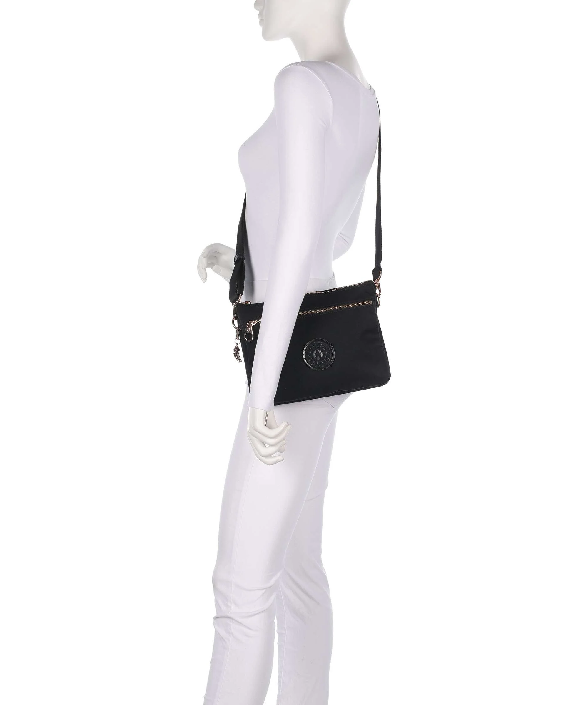 Kipling Charm Riri L Zip Crossbody tas black rose spice - Image 3