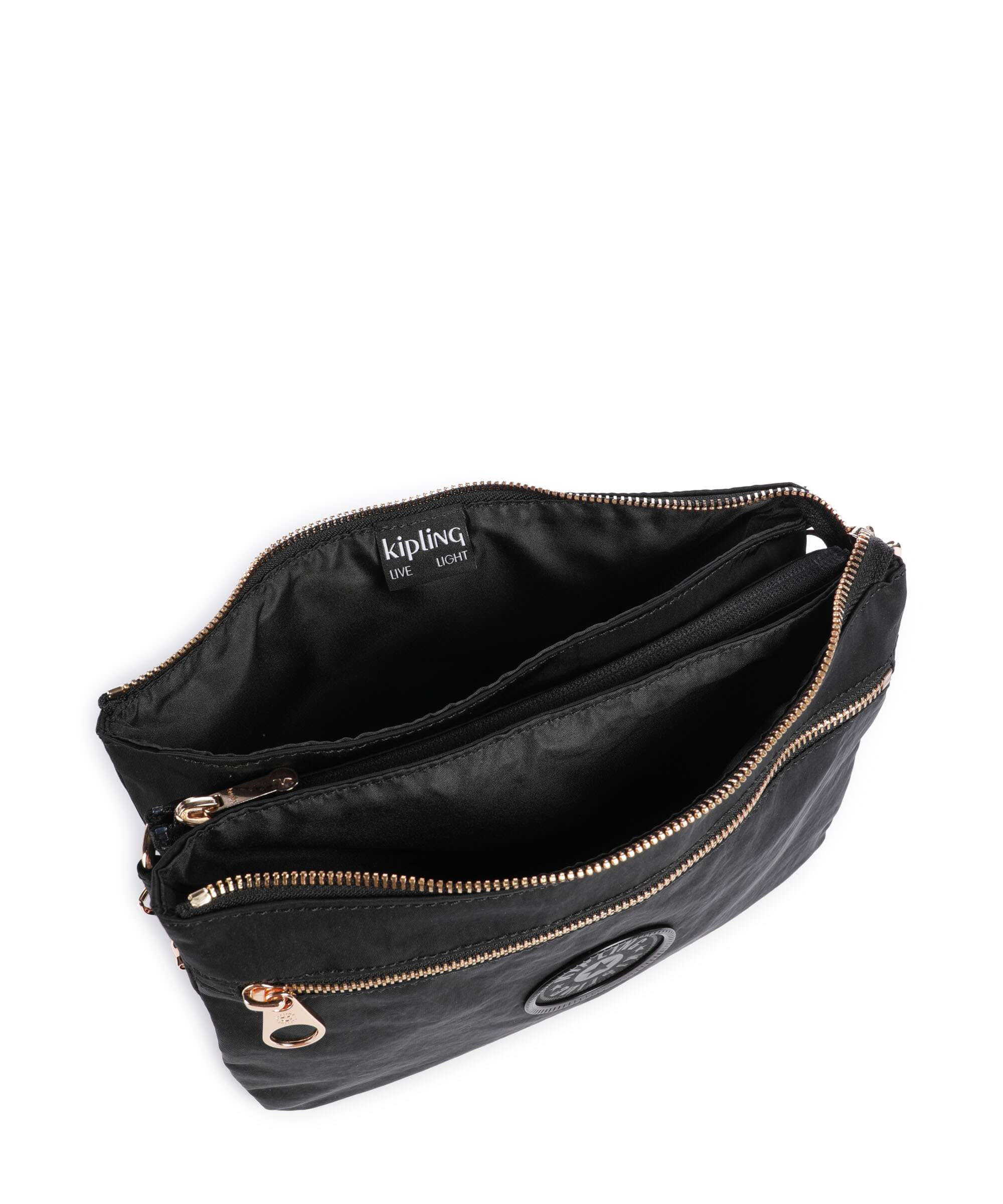 Kipling Charm Riri L Zip Crossbody tas black rose spice - Image 6