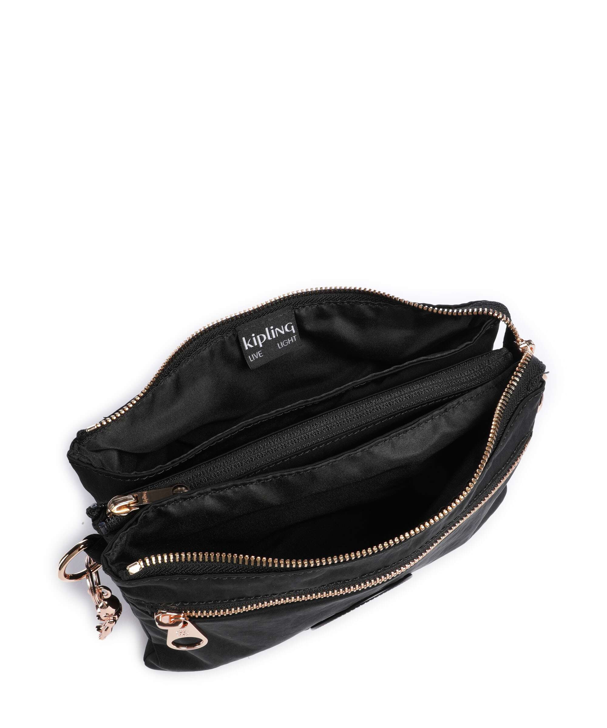 Kipling Charm Riri Zip Crossbody tas black rose spice - Image 6