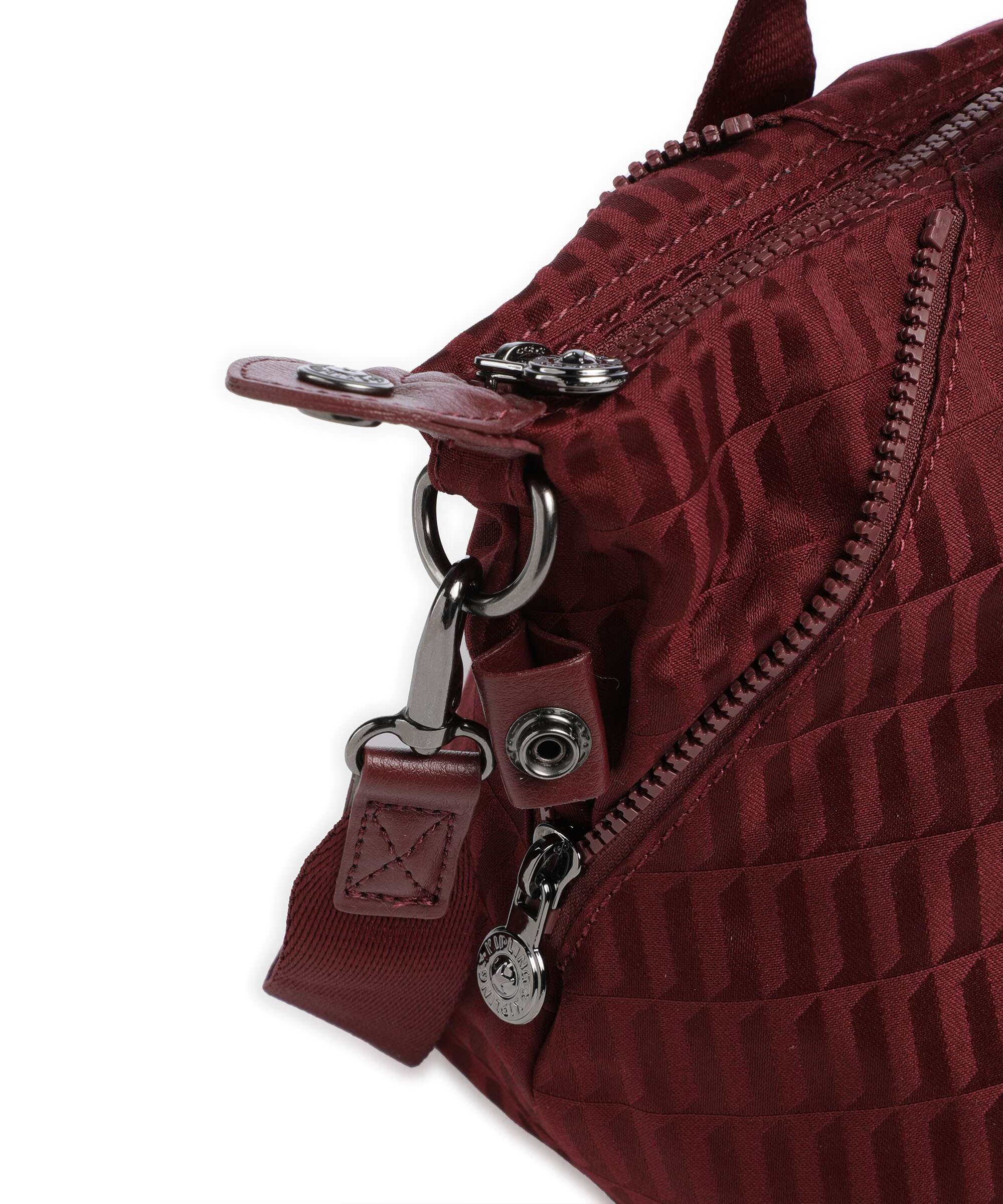 Kipling Elevated Art Mini Handtas maroon tile - Image 6